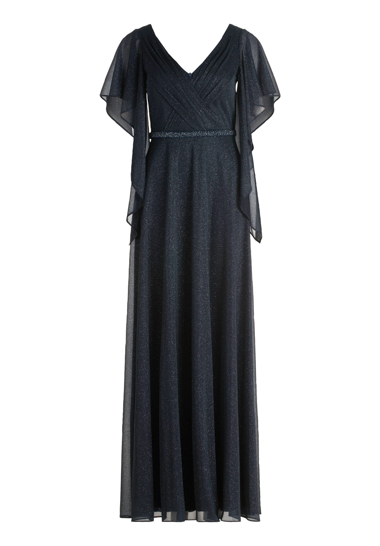 Vera Mont Abendkleid Damen im Glitzer-Look Falten