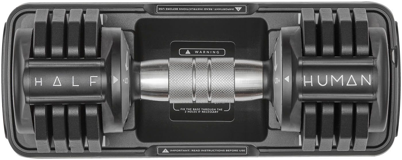 Half Human Hantel-Set Verstellbares Hantel-Set 2x5 kg, (Set), Gewicht pro Hantel beträgt 5 kg