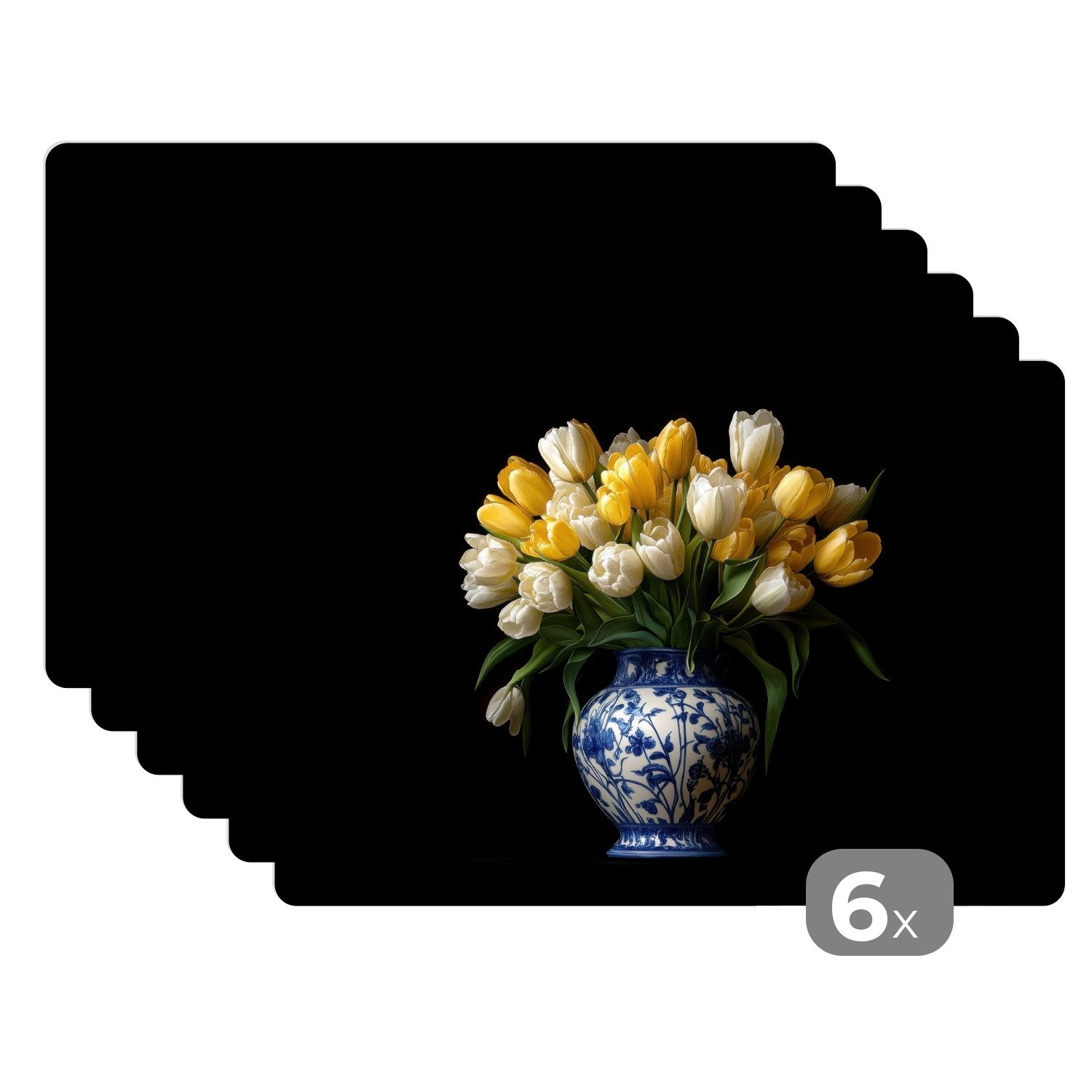 MuchoWow Platzset Gelb - Tulpen - günstig online kaufen