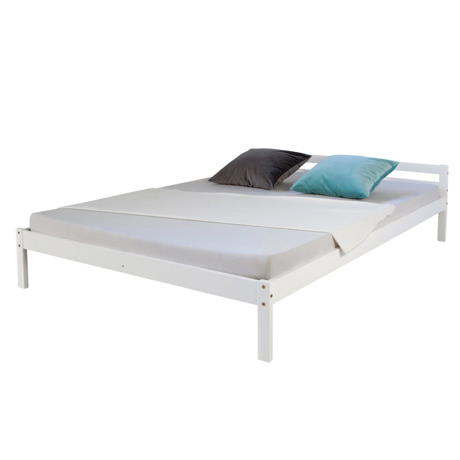 Homestyle4u Holzbett Einzelbett Doppelbett Kinderbett Holz günstig online kaufen