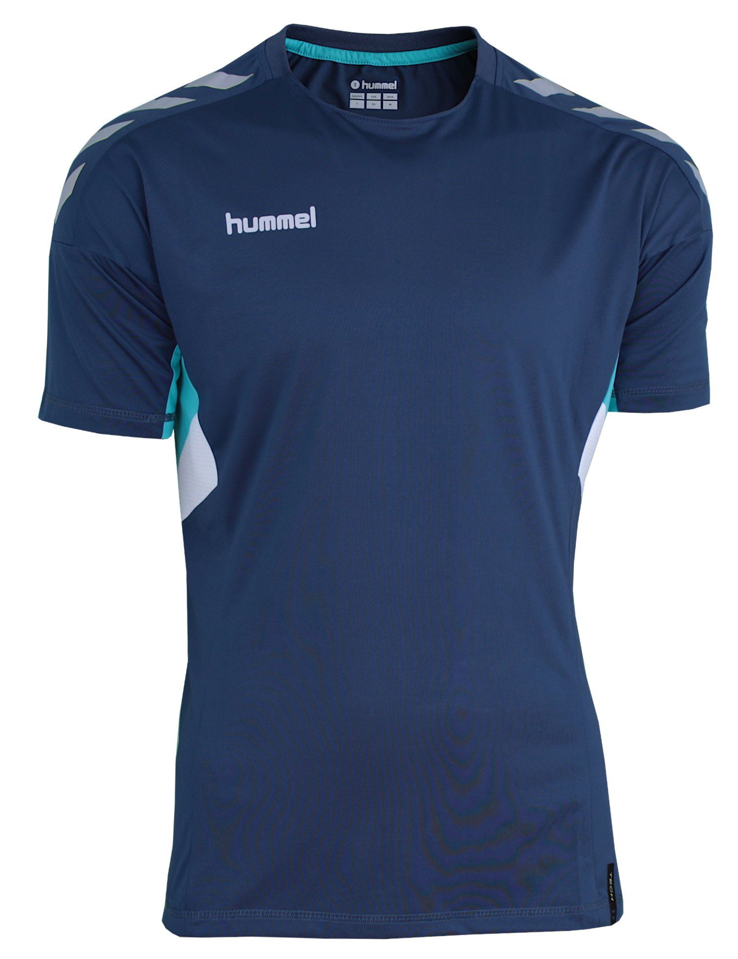 hummel Trainingsshirt Move Tech Trikot Shirt Optimale Atmungsaktivität, schnelltrocknend Blau (Sargasso Sea)