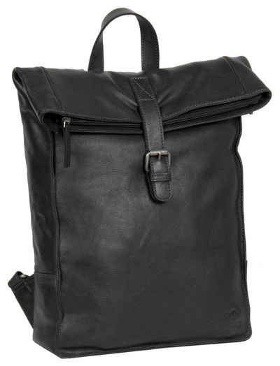 MUSTANG Cityrucksack Memphis backpack flap, aus hochwertigem Leder