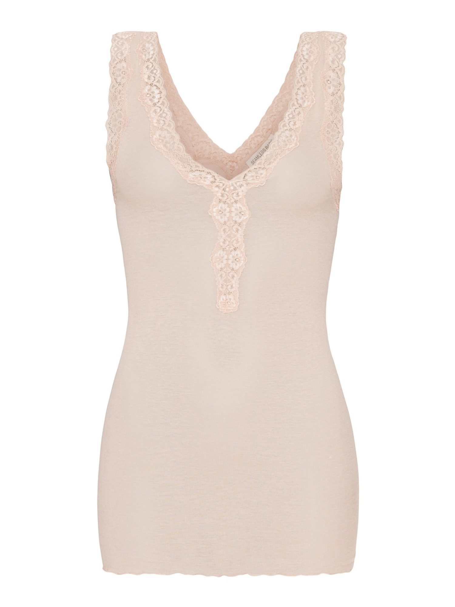 Seamless Basic Funktionstop Seamless Basic Top Cotton Lacey