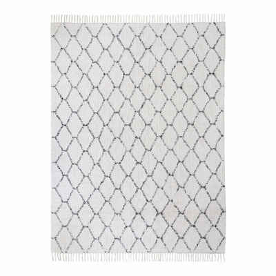 Teppich Goa-Teppich – Teppich aus Baumwolle mit Aufdruck, Natur, 180 x 240 cm, House Nordic