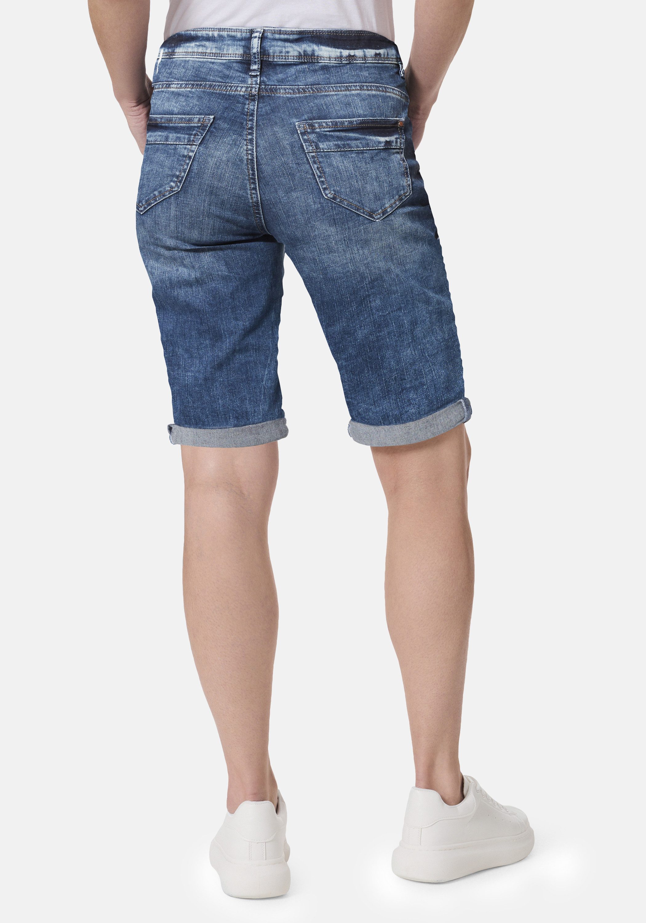 STOOKER WOMEN Bermudas KORFU Bermuda Boyfriend Fit Bermuda 5-Pocket Boyfriend Fit Power Stretch für Damen – Bild 2 von 5