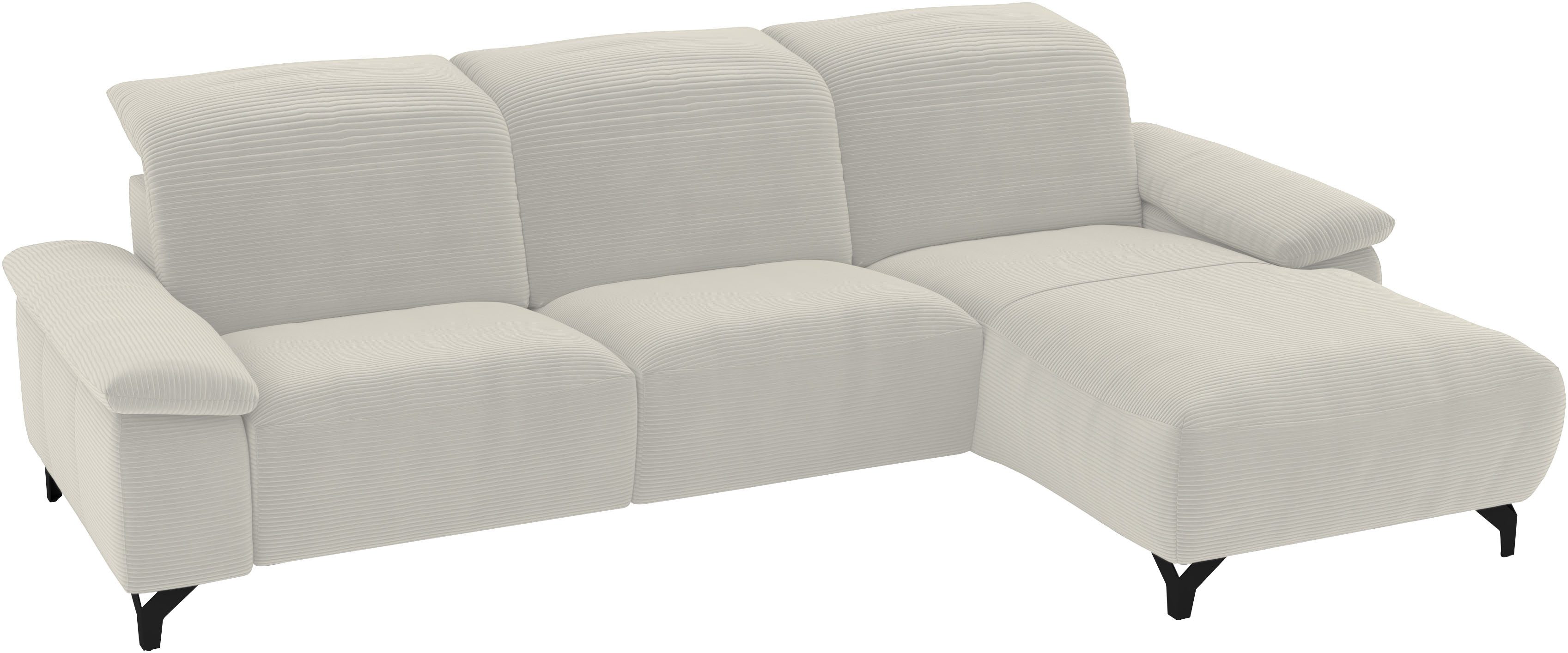 Musterring Ecksofa MR370 mit/ohne Relaxfunktion, verschiedene Unterfederungen zur Auswahl, Farbe, Material, Sitzkomfort und Funktion wählbar, Maße 280 x 180 cm