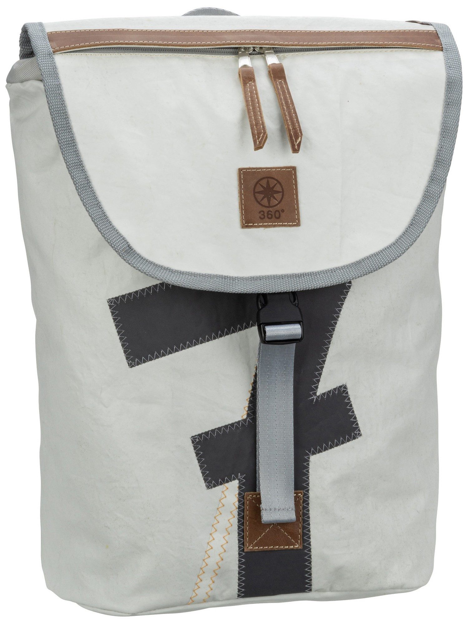 Weiß/Grau mit grauer Zahl