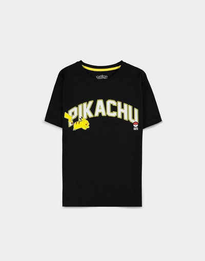 POKÉMON T-Shirt »Pokémon - Running Pika - Women's Short Sleeved T-shirt Black Neu Top«