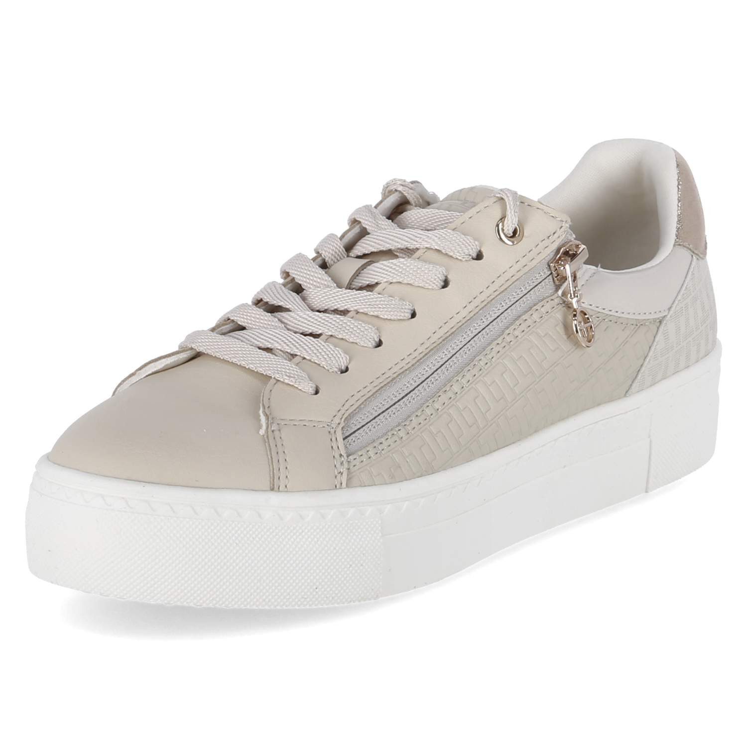 Tamaris Tamaris 1-23313-41/485 Damen Textil & Synthetik weiss Schnürschuh günstig online kaufen