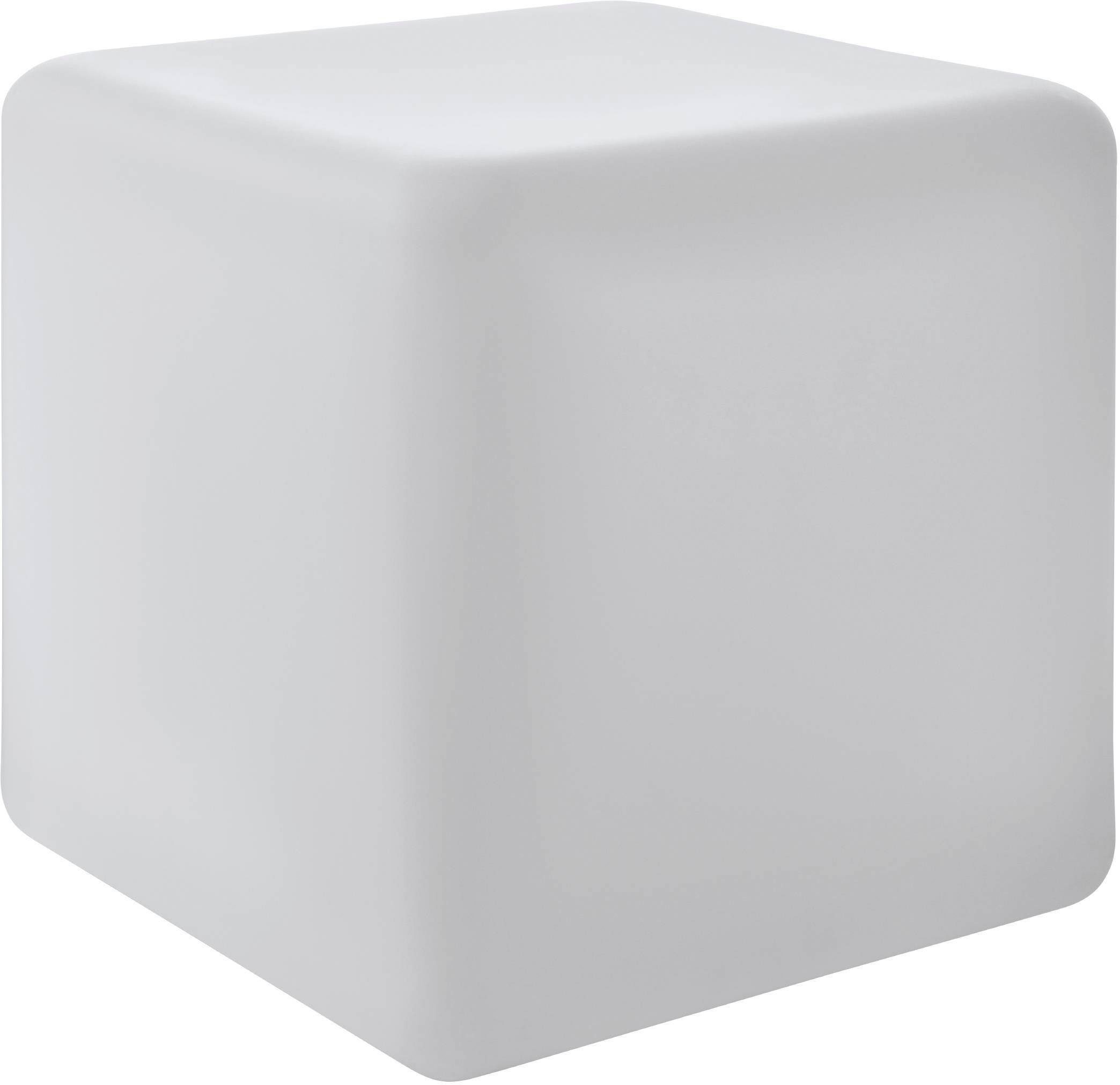 EGLO Stehlampe BOTTONA, Leuchtmittel wechselbar, ohne Leuchtmittel, Würfel in weiß aus Kunststoff - exkl. E27 - 1X15W