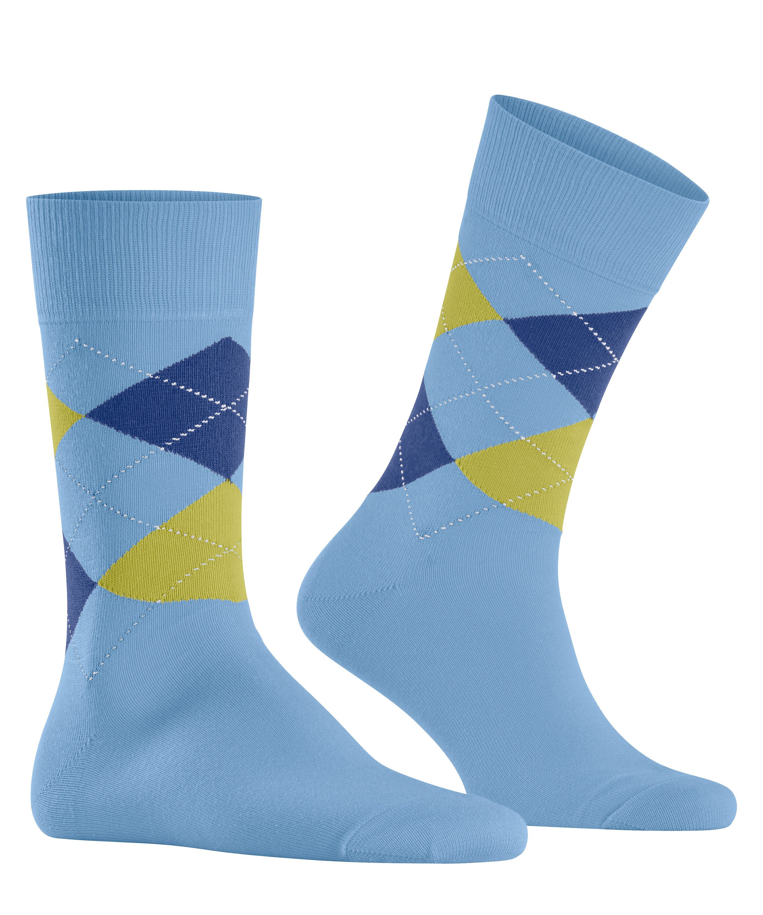 Burlington Socken Hellblau mit Argyle-Muster günstig online kaufen