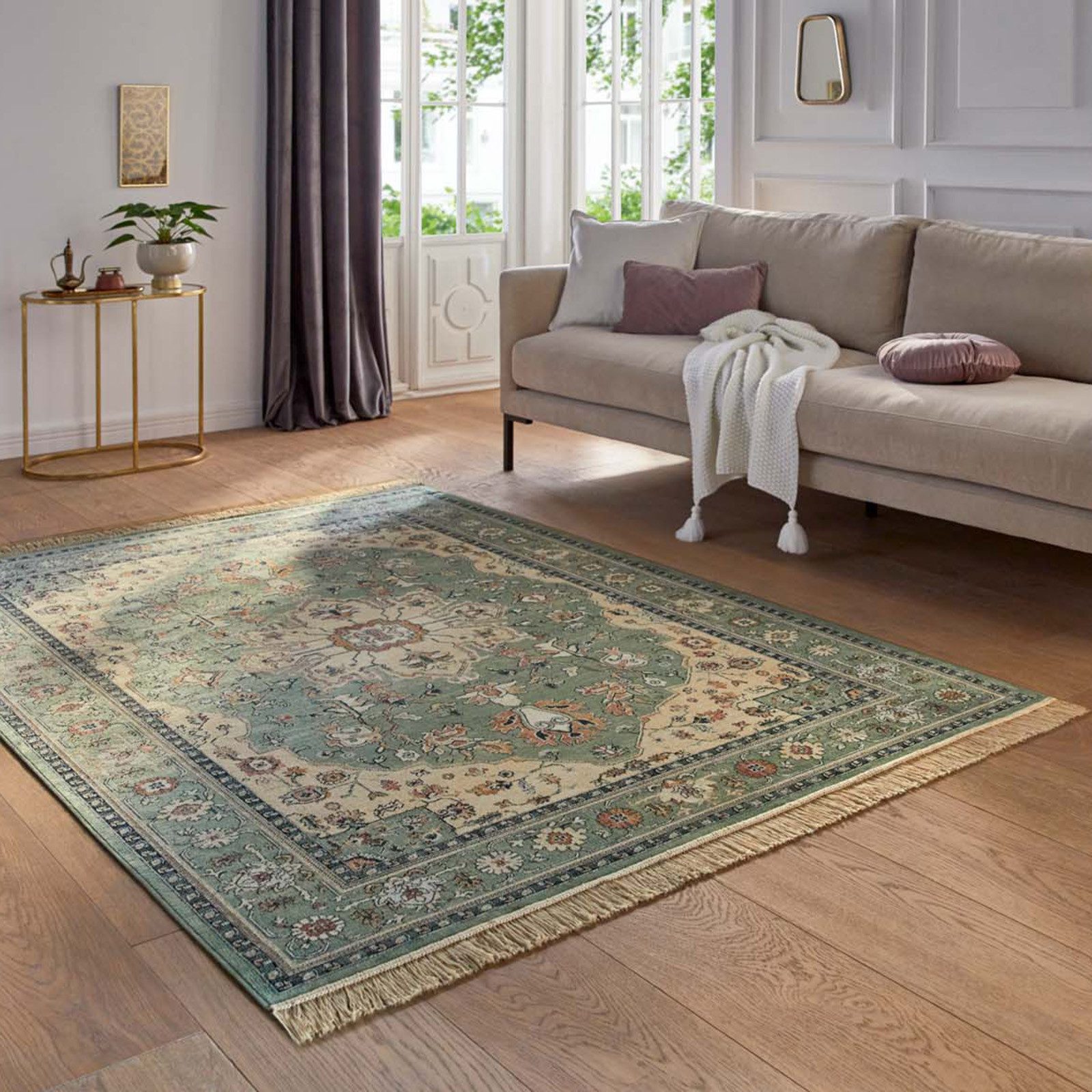 TaraCarpet Teppich Palazzo Royal Kashmar, rechteckig, Höhe: 6 mm, Modernes günstig online kaufen