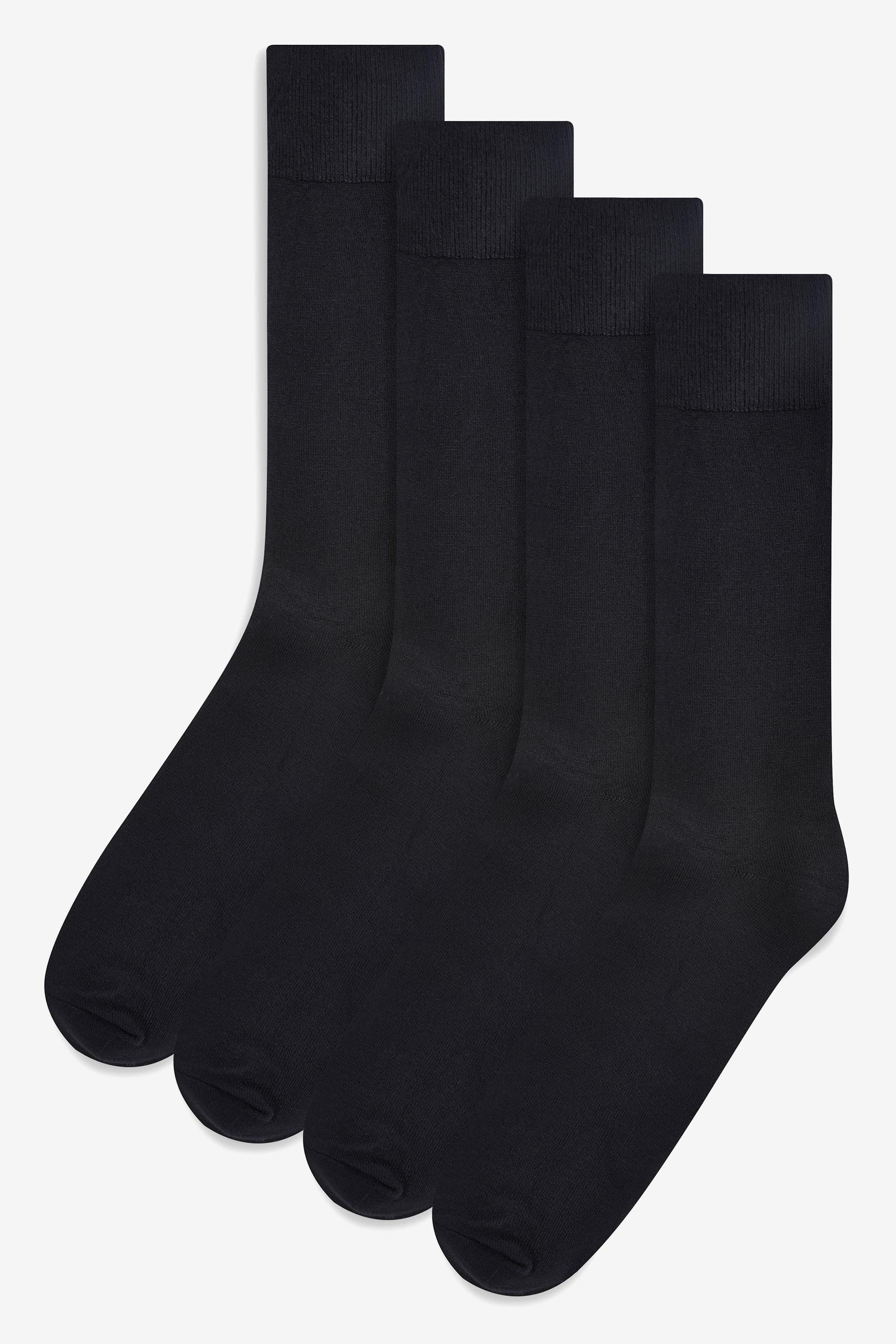 Next Kurzsocken Signature Socken im 4er-Pack (4-Paar) Black | Kurzsocken