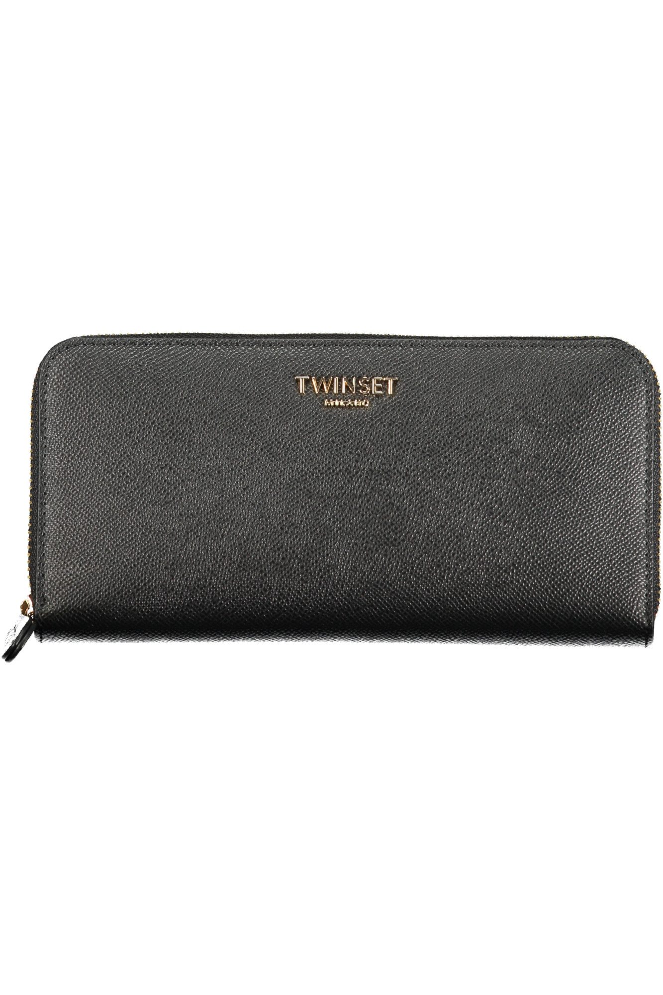 TWINSET Geldbörse, Elegante Damengeldbörse Schwarz mit Reißverschluss und Münzfach