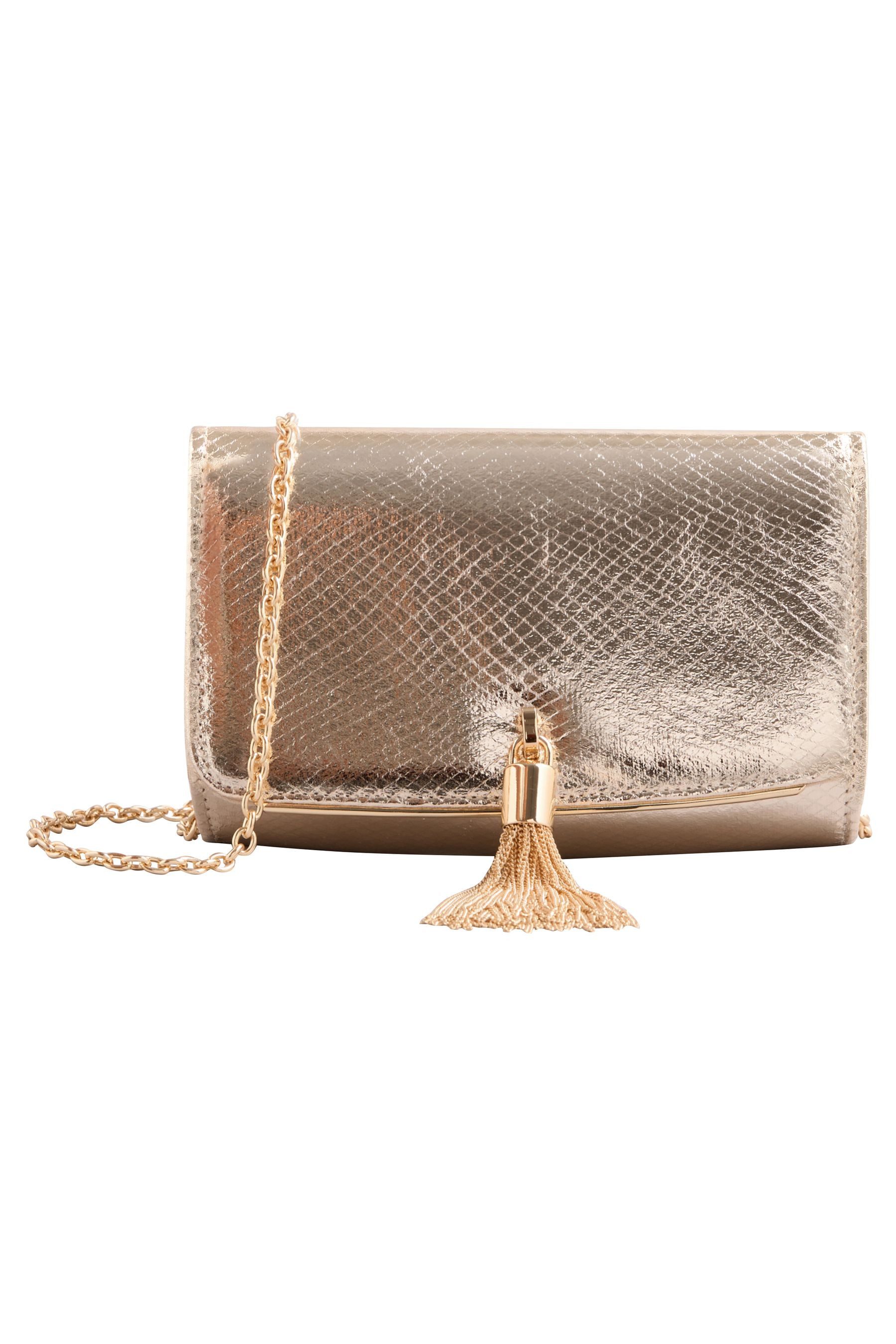 Love & Roses Clutch Love & Roses Clutch mit Fransen (1-tlg)