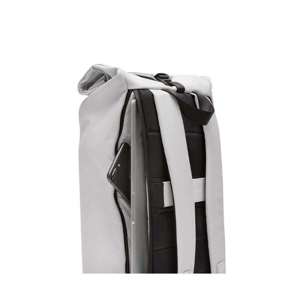 Horizn Studios Laptoprucksack SoFo Baumwollcanvas Rolltop Backpack, Recyceltes grau