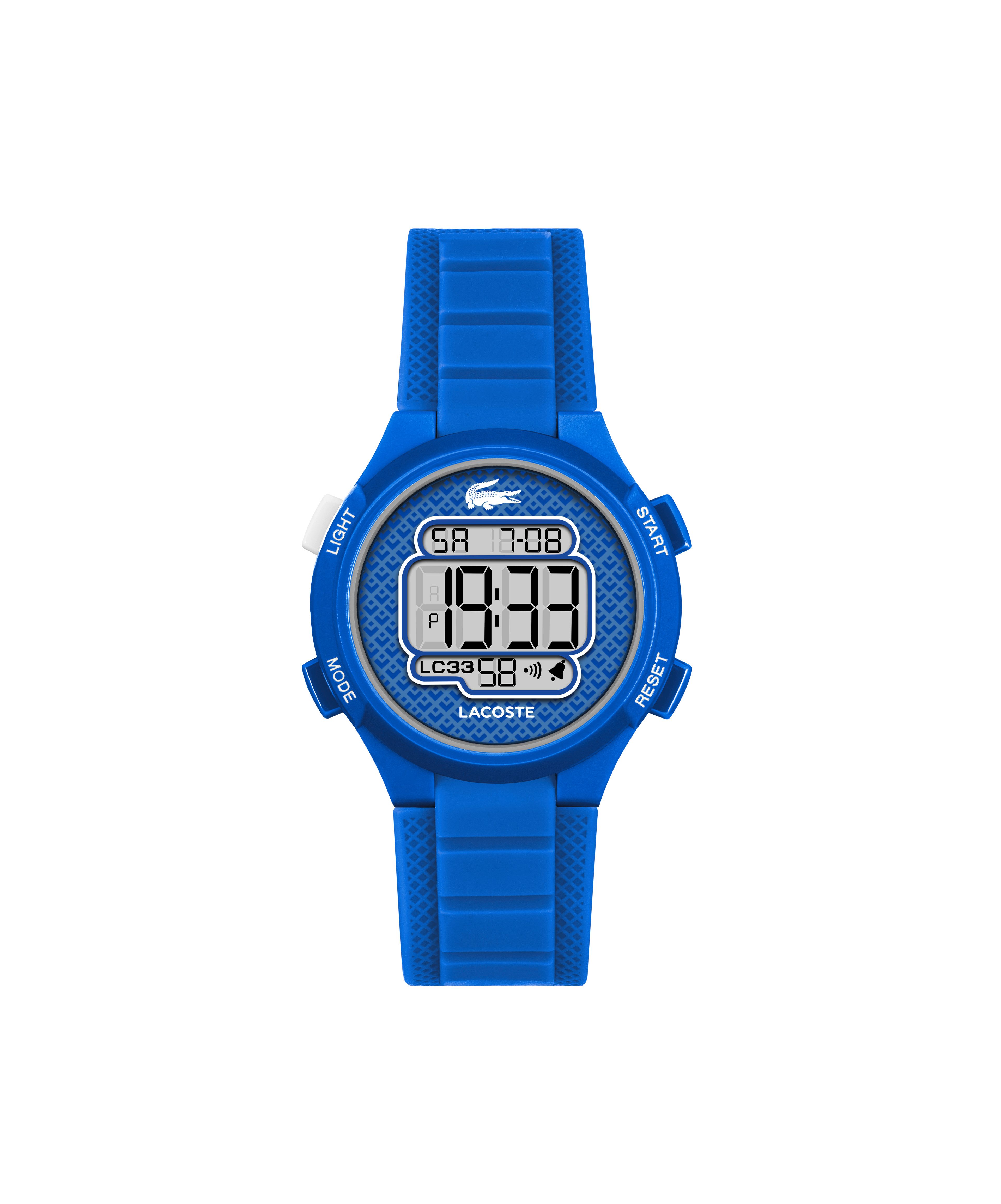 Lacoste Chronograph LC33 2030066, Quarzuhr, Armbanduhr, Silikonarmband, digital, Tag, Stoppfunktion