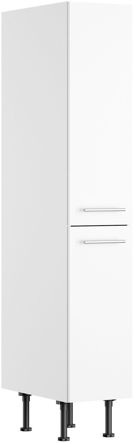 KOCHSTATION Apothekerschrank KS-Bern2 Breite 30 cm, Höhe 176,6 cm, 2 Auszüge (Höhe 89,2 /70 cm)