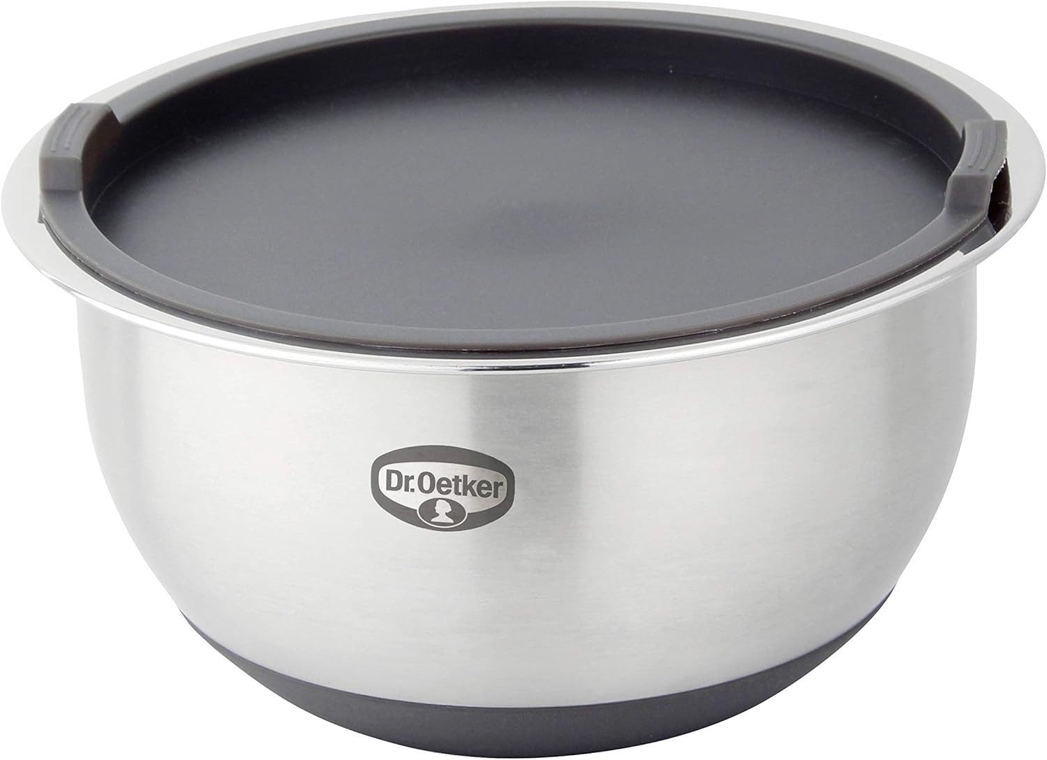 Dr. Oetker Küchenhelfer Messbecher Dr. Oetker Rührschüssel Schüssel + Deckel Ø 20cm 3L Edelstahl 4517