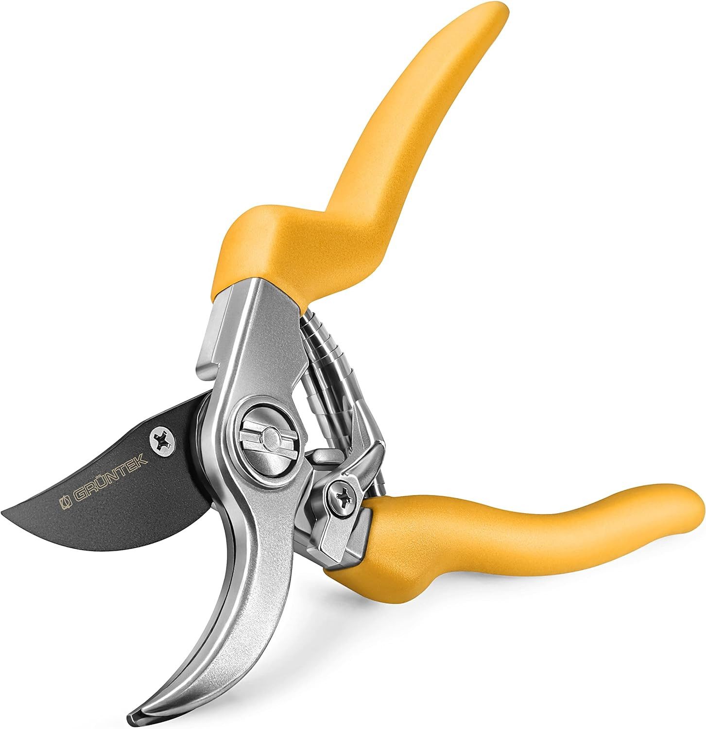 GRÜNTEK Gartenschere Heckenschere GERFALKE, Bypass Schnittsystem, Schnittstärke bis 20 mm, Teflon Klinge SK5, Präzisionsschliff, ergonomische Anti-Rutsch-Griffe von GRÜNTEK