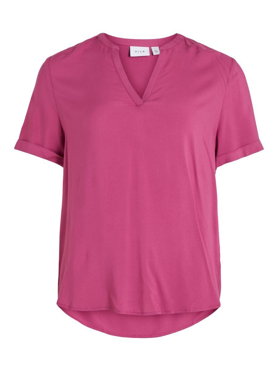 Blusentop VIROMA V-NECK S/S TOP/SU - FAV