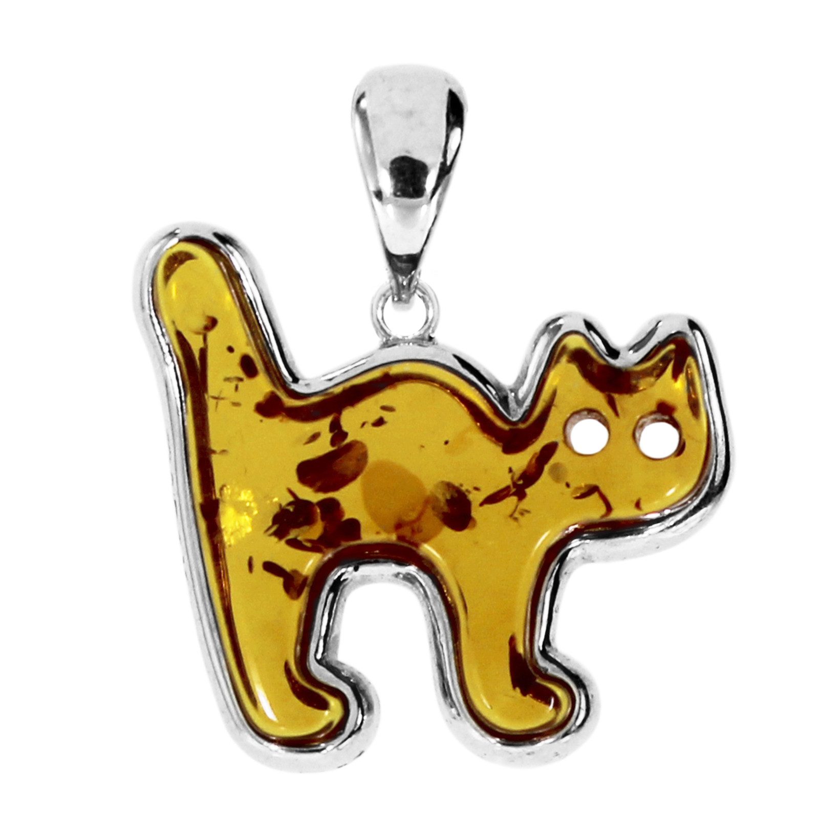 OSTSEE-SCHMUCK Kettenanhänger Ostsee-Schmuck Anhänger Katze Anhänger Katze günstig online kaufen