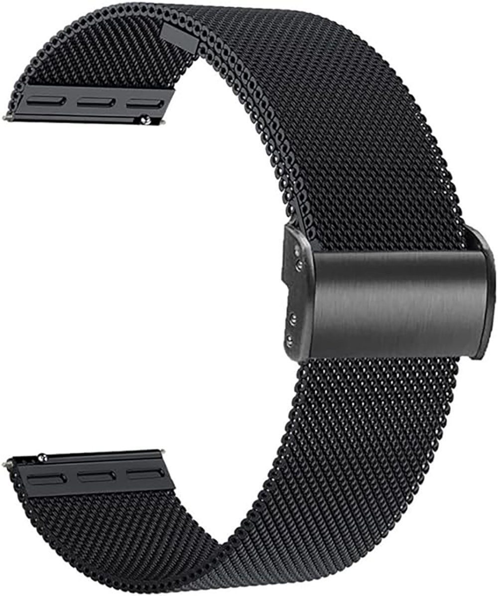 Forrlite Uhrenarmband Uhrenarmband, Armband Smartwatch, Ersatz Edelstahl Metallgitterband, Watch Uhren Ersatzband Für Damen Herren 22mm