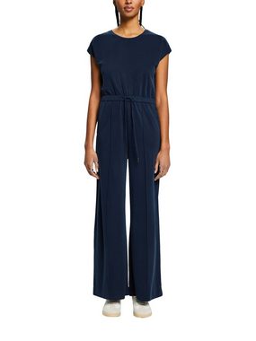 Esprit Overall Ärmelloser Jumpsuit mit Faltennaht