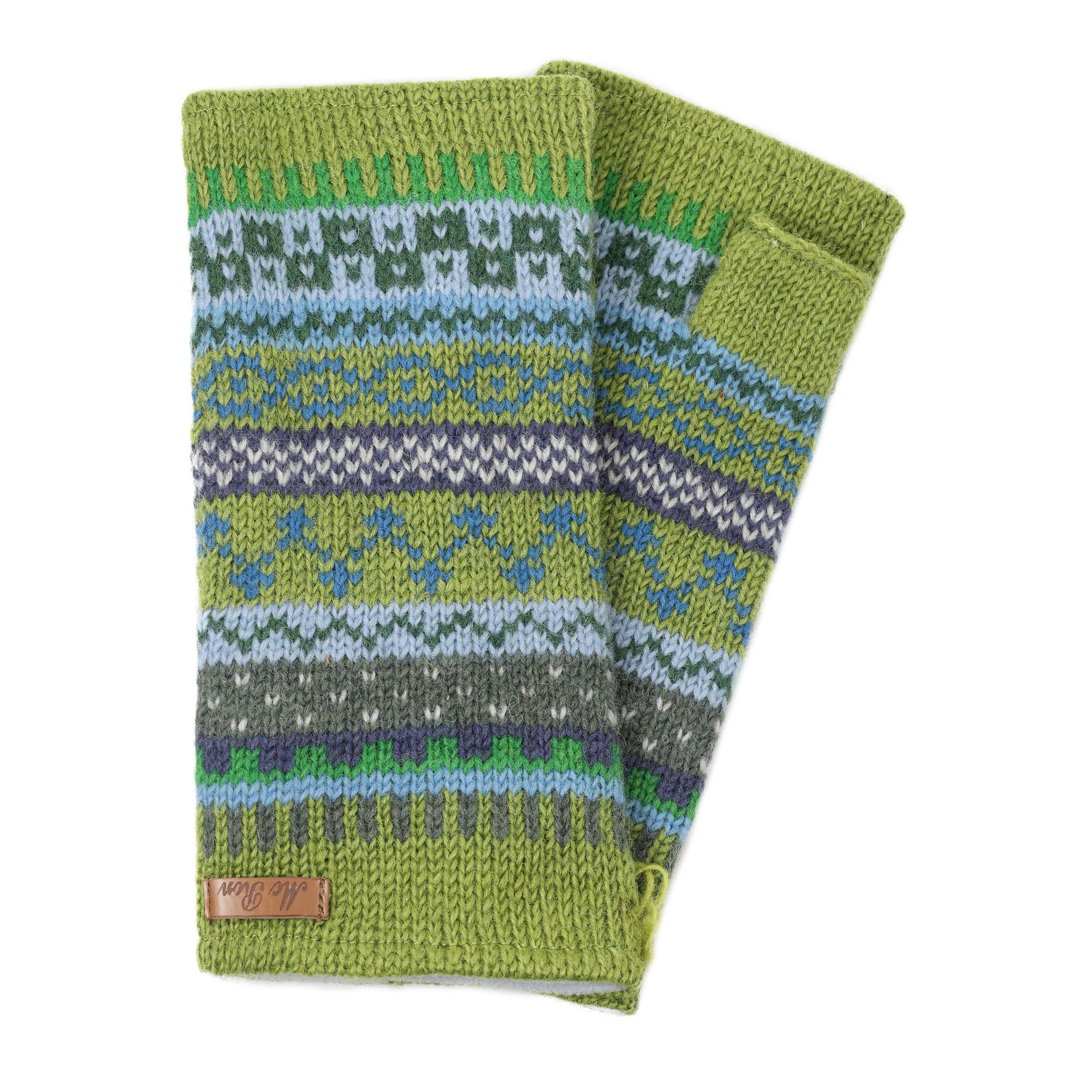 McRon Armstulpen Gefütterte Pulswärmer im Norweger Design Modell Magis