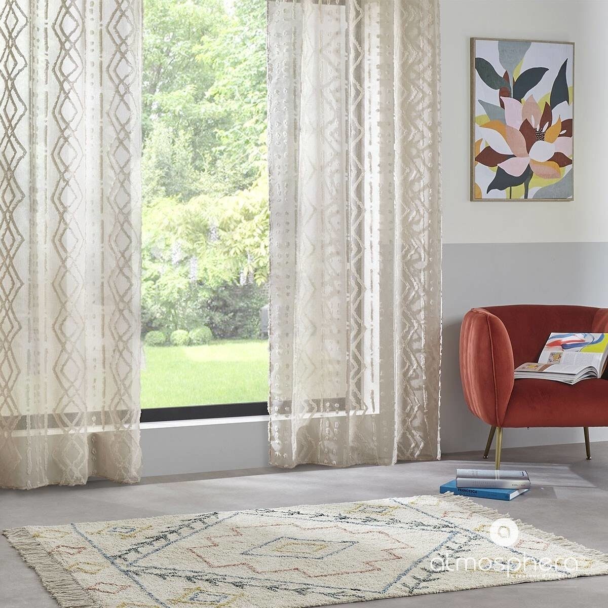 Atmosphera Créateur d'intérieur Gardine (1 St), modern günstig online kaufen