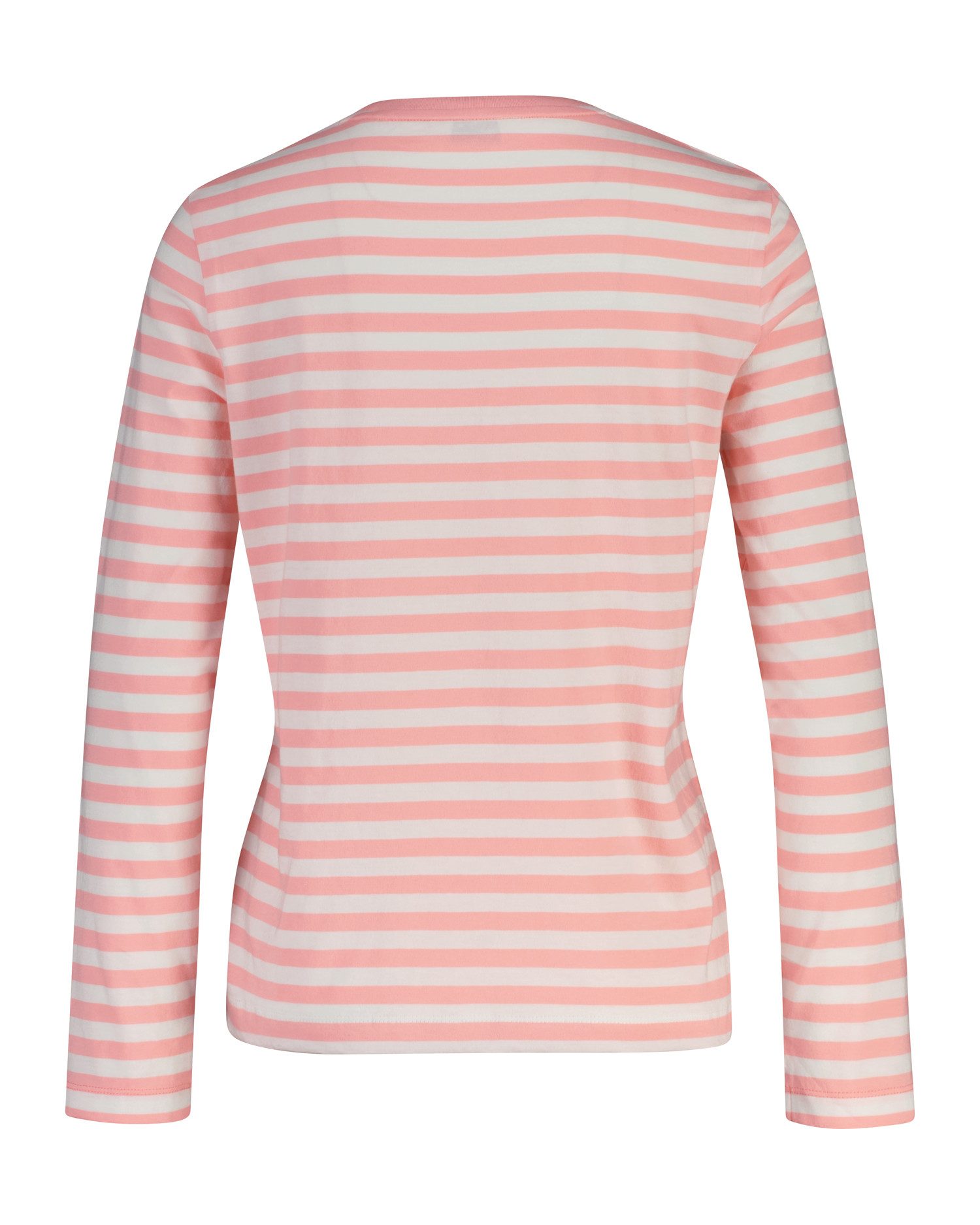 Gant Langarmshirt REGULAR STRIPED SHIELD Regular fit mit Rundhalsausschnitt günstig online kaufen