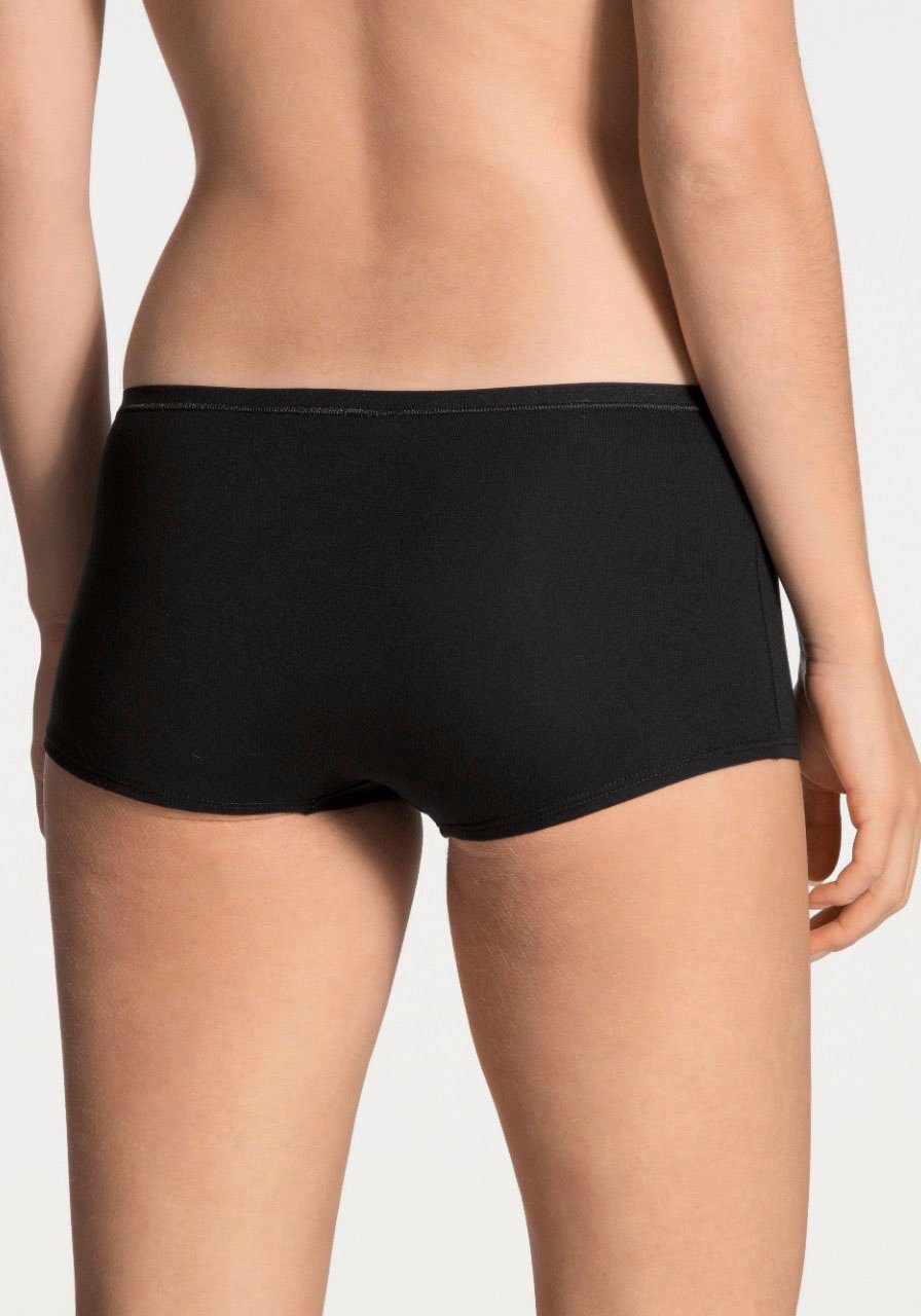 CALIDA Panty Benefit Women (2er Pack) elastisch, Baumwoll-Mix, Single Jersey Qualität, weich