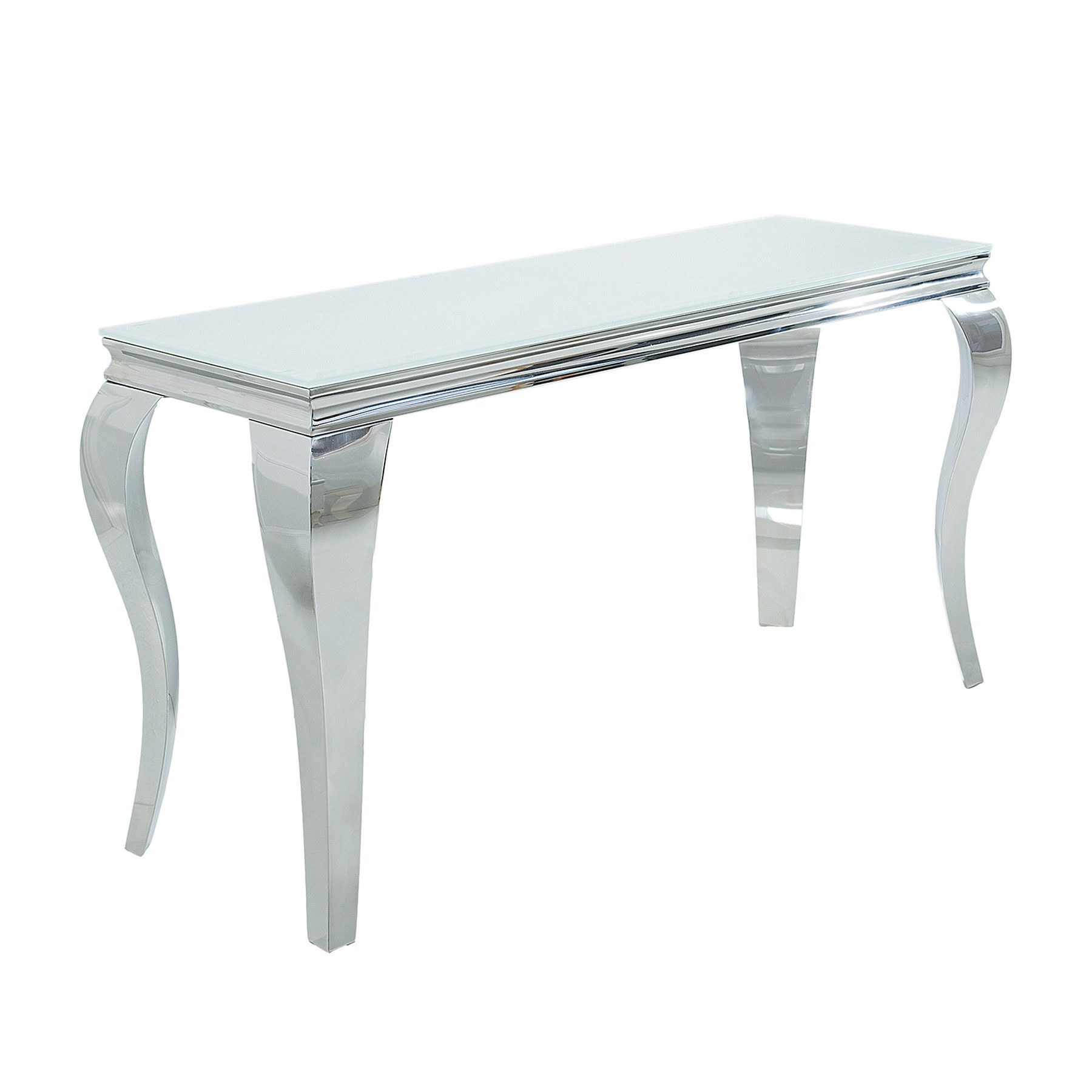 riess-ambiente Konsolentisch MODERN BAROCK 145cm weiß / silber (Einzelartik günstig online kaufen