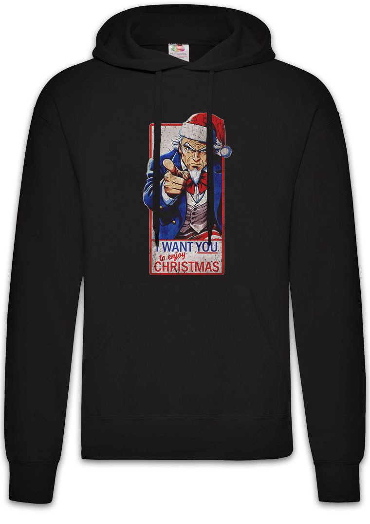 Hoodie USA Enjoy Christmas Herren Hoodie American Troops Army US Merry Santa