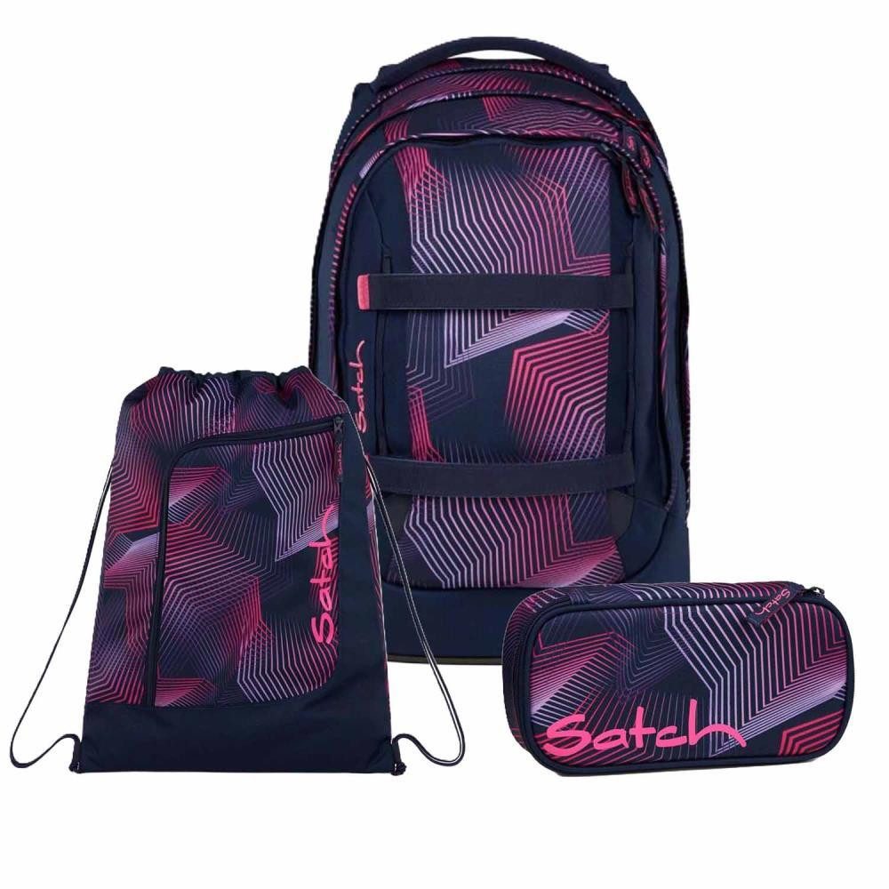 Satch Schulrucksack Pack (3tlg., inkl. Schlamperbox und Sportbeutel)