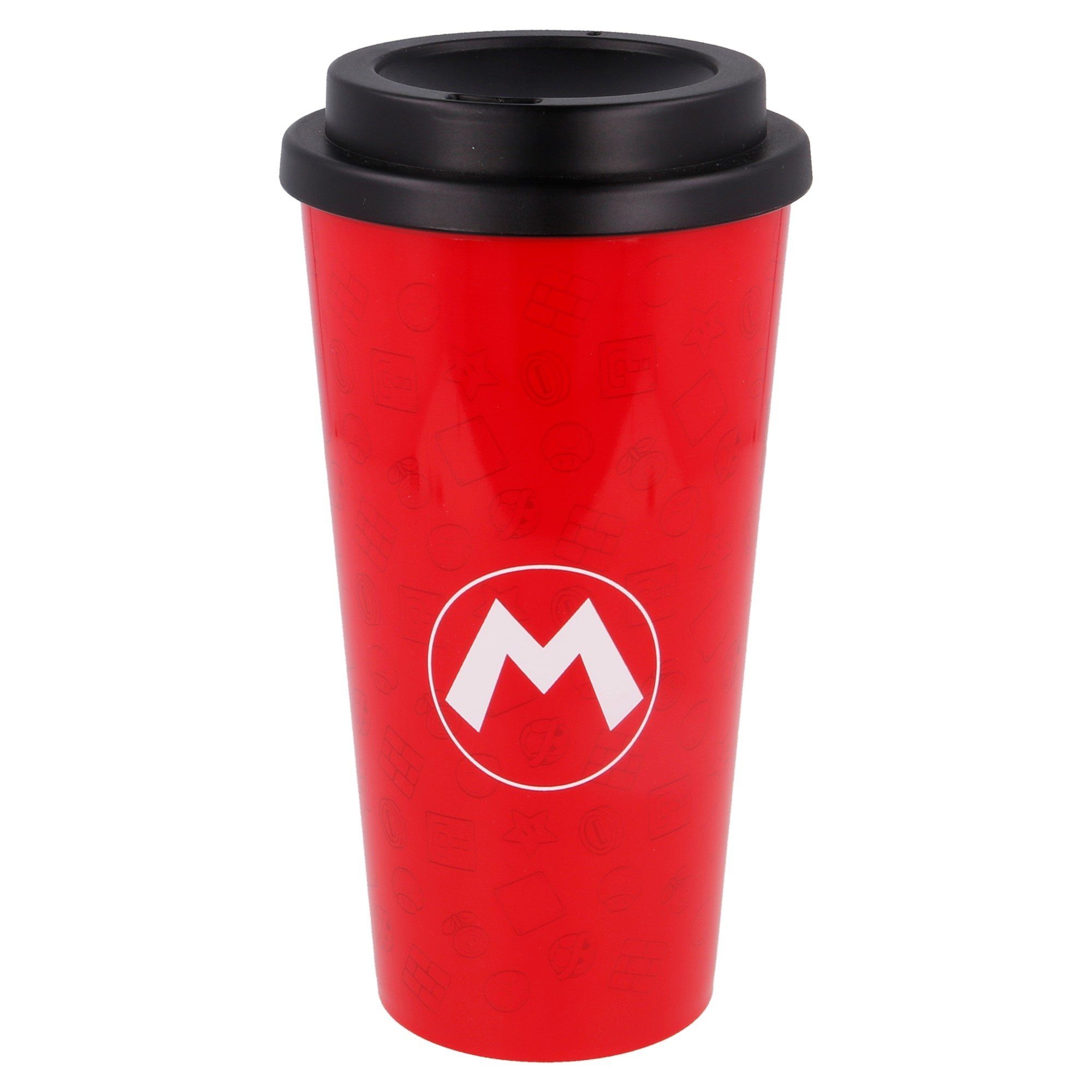 Super Mario Coffee-to-go-Becher Super Mario doppelwandiger 520 Kaffeebecher ml
