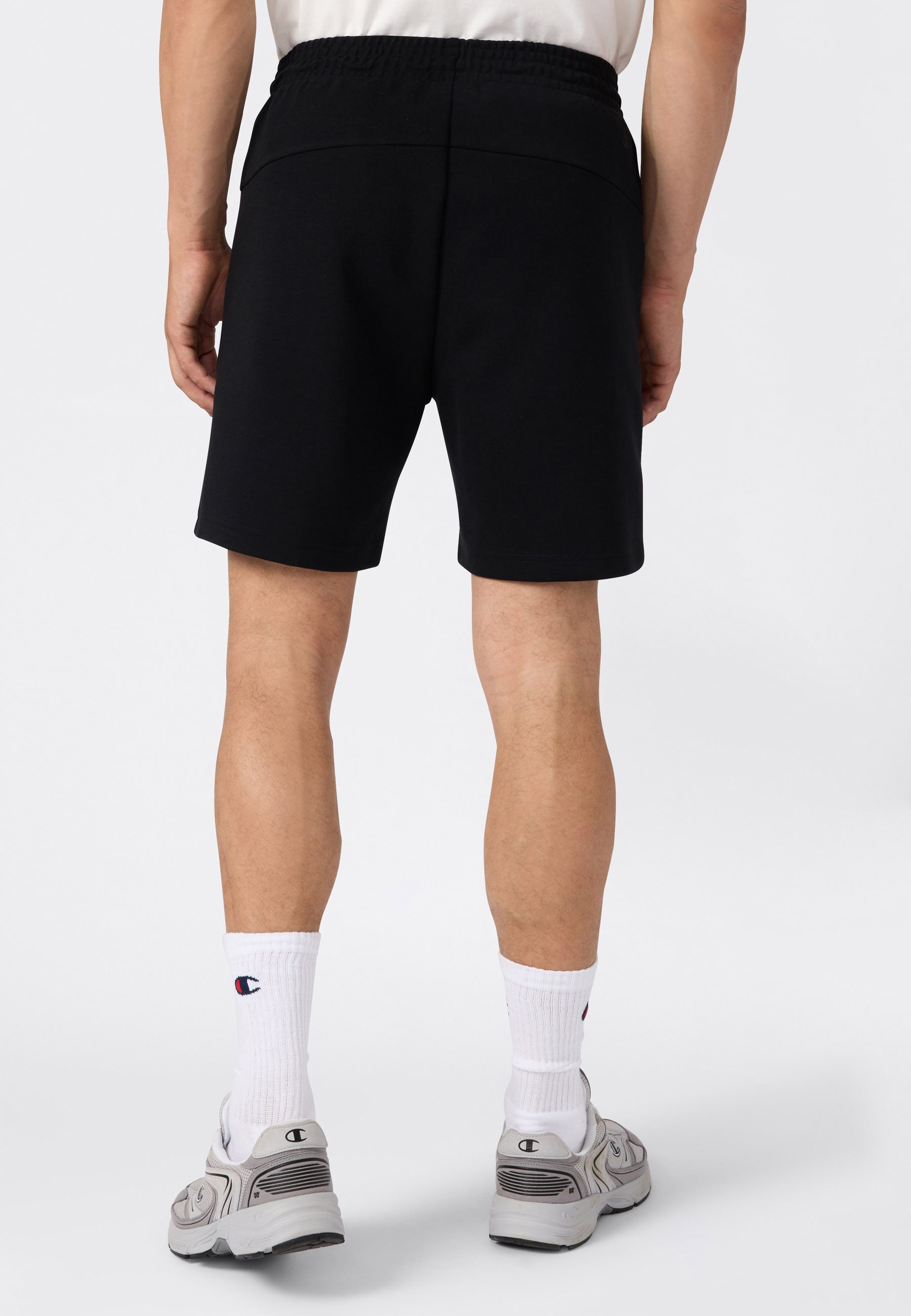 Champion Trainingsshorts C-TECH Slim Fit Interlock Shorts Slim Fit, aus Polyester, Baumwolle und Elasthan