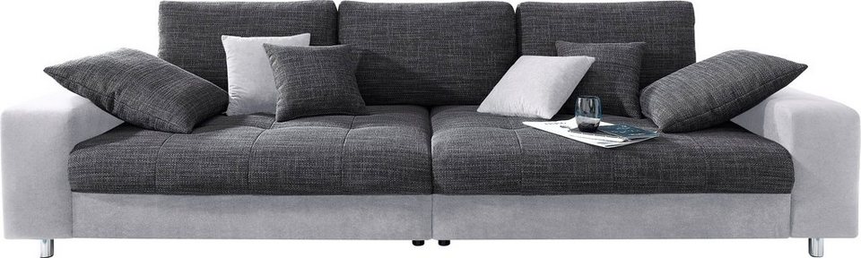 Belastung/Sitz) Tobi, mit Couch Kaltschaum Kaltschaum (140kg mit Big-Sofa (140kg Sitzbelastung) RGB-Beleuchtung, wahlweise und Wahlweise Mr.