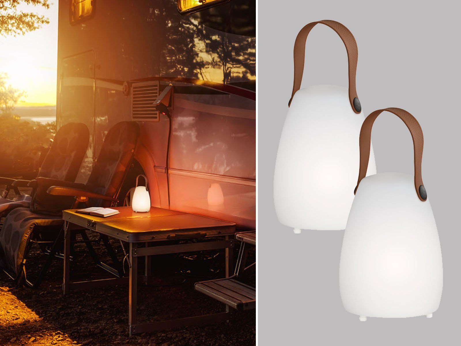 easy! BY FHL LED Außen-Tischleuchte, USB-Ladefunktion, günstig online kaufen