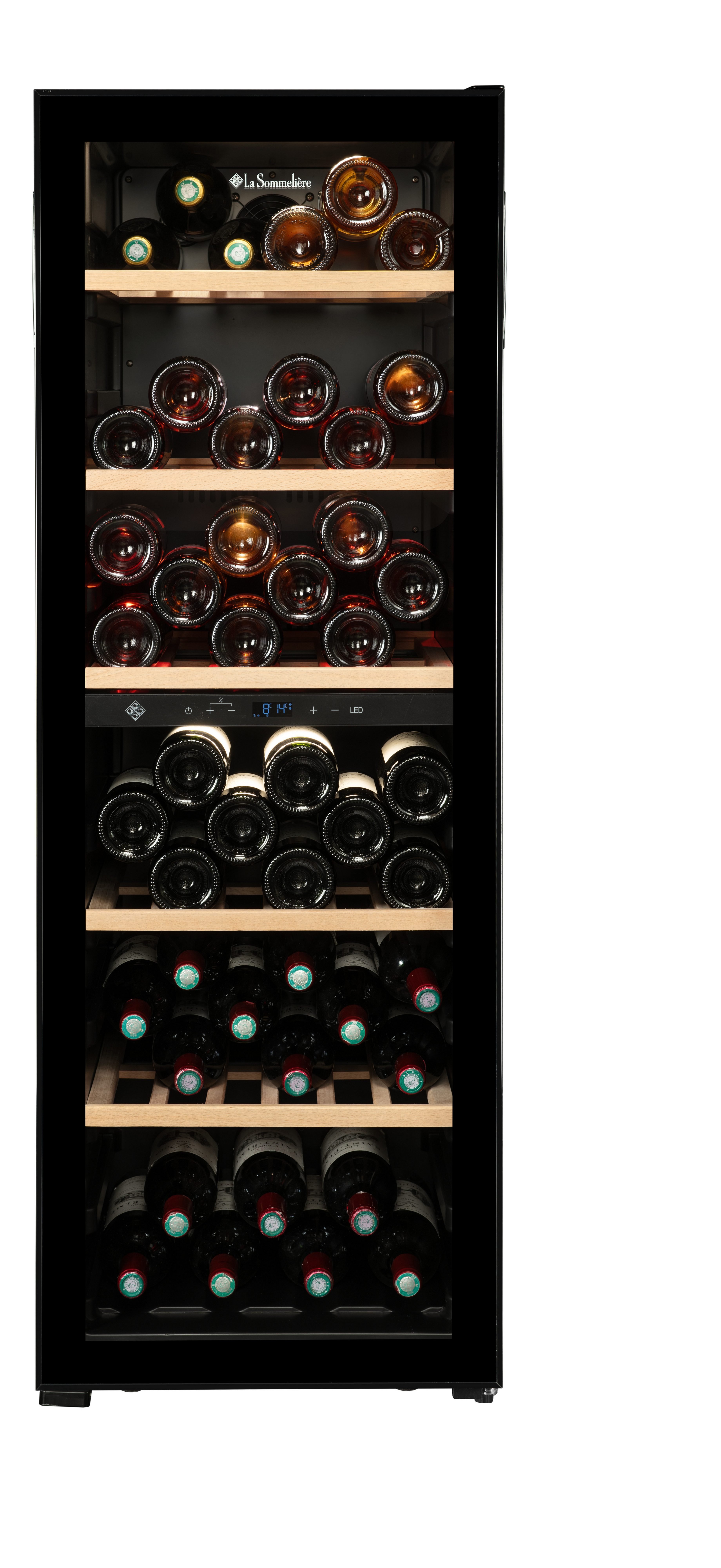 La Sommelière Weinkühlschrank SMART95DZ, für 95 Standardflaschen á 0,75l,reversible Tür, App-Steuerung