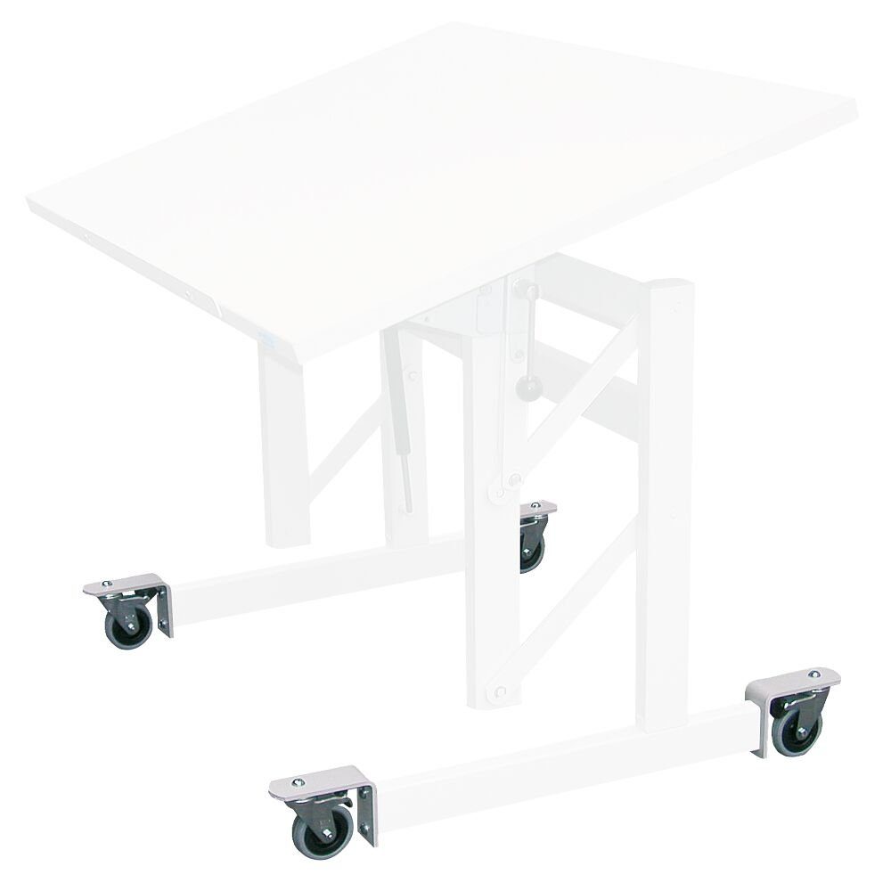 Möckel Massageliege Drehkranzgelenkrollen-Set für Möckel Therapietische ergo S und ergo SR, Rollen ermöglichen leichten Tischtransport