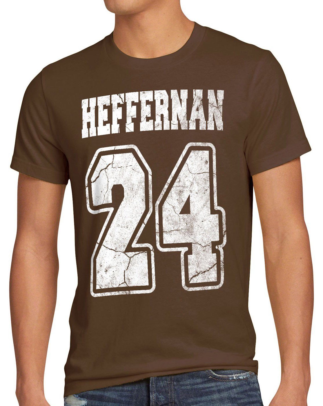 Herren sitcom spooner coopers 24 IPS king the Heffernan T-Shirt of queens style3 doug Print-Shirt braun