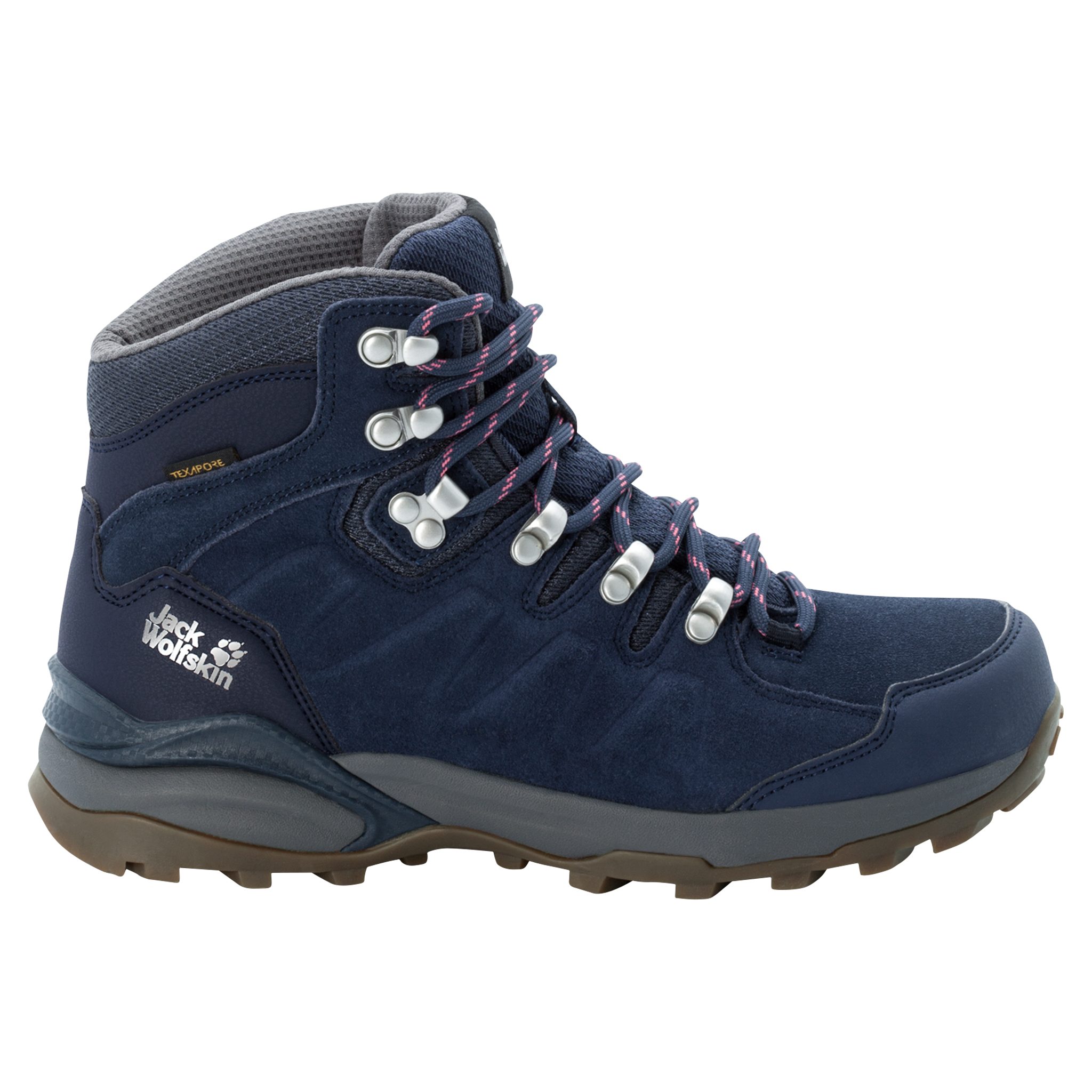 Jack Wolfskin REFUGIO TEXAPORE MID W Wanderschuh wasserdicht, Trekkingschuh