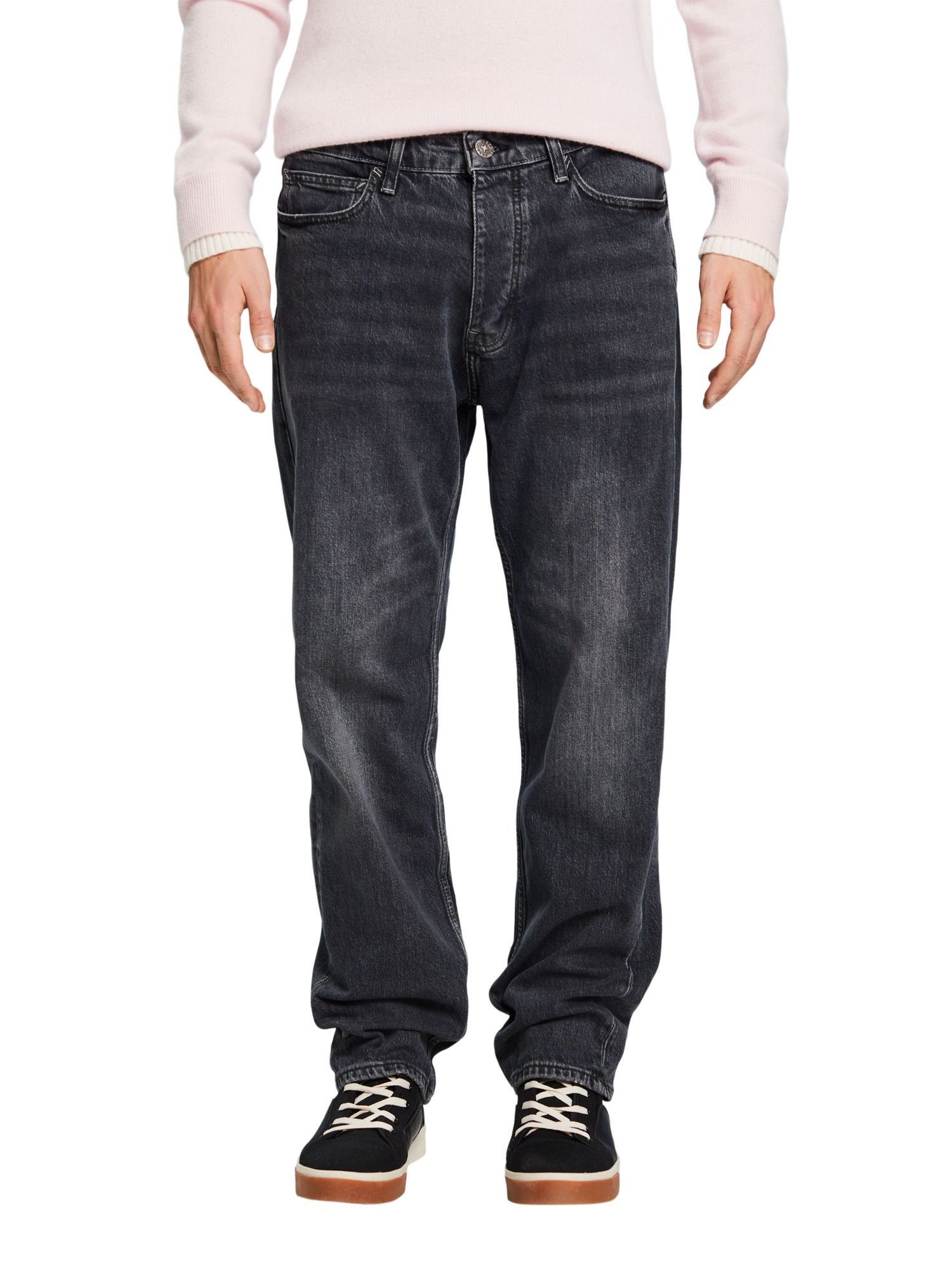 Jeans Bequeme Retro-Jeans mittlerer mit Bundhöhe Lockere Esprit
