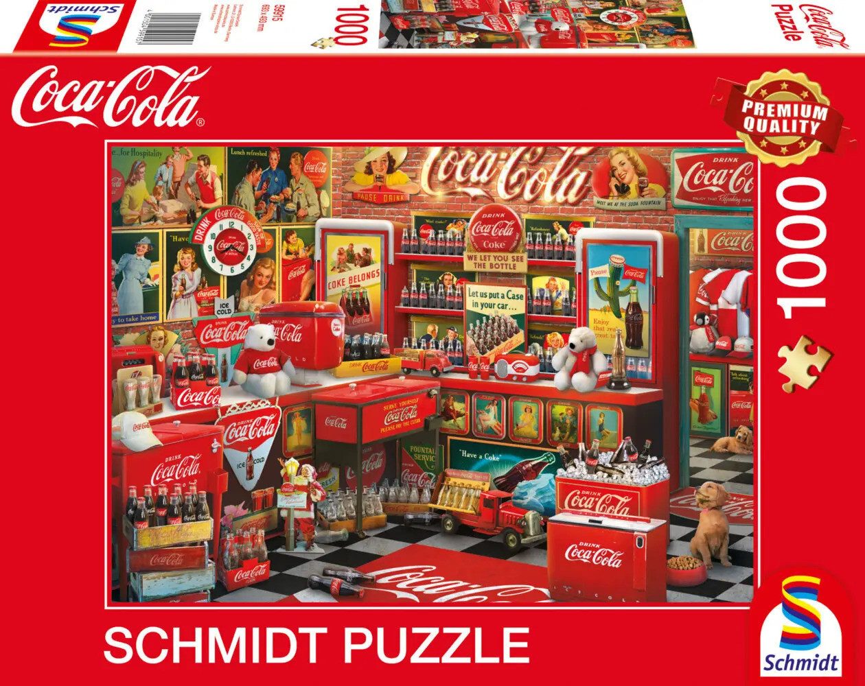 Schmidt Spiele Puzzle Coca Cola Motiv günstig online kaufen