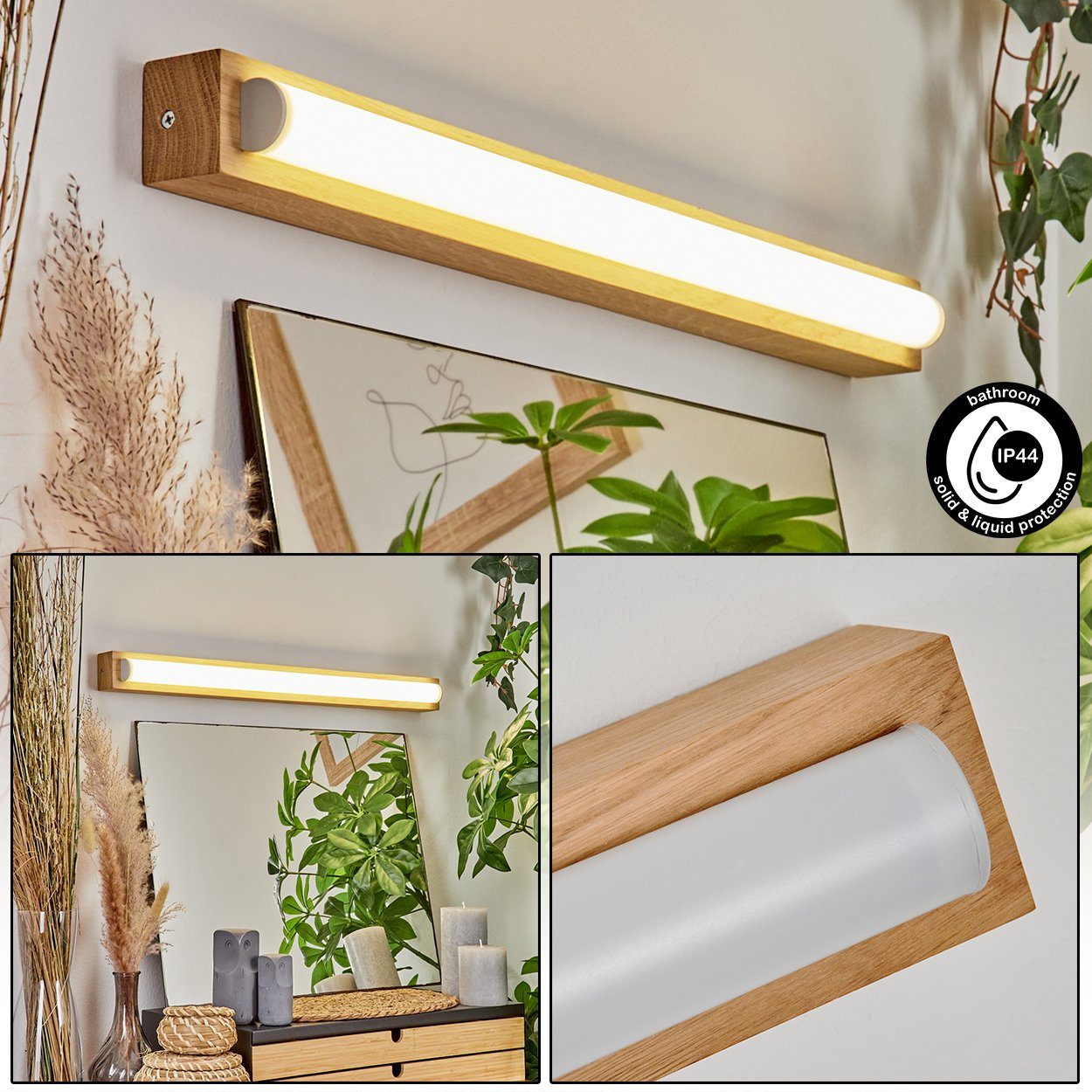 | Spiegellampen Holz » Spiegelleuchten OTTO online kaufen Holz