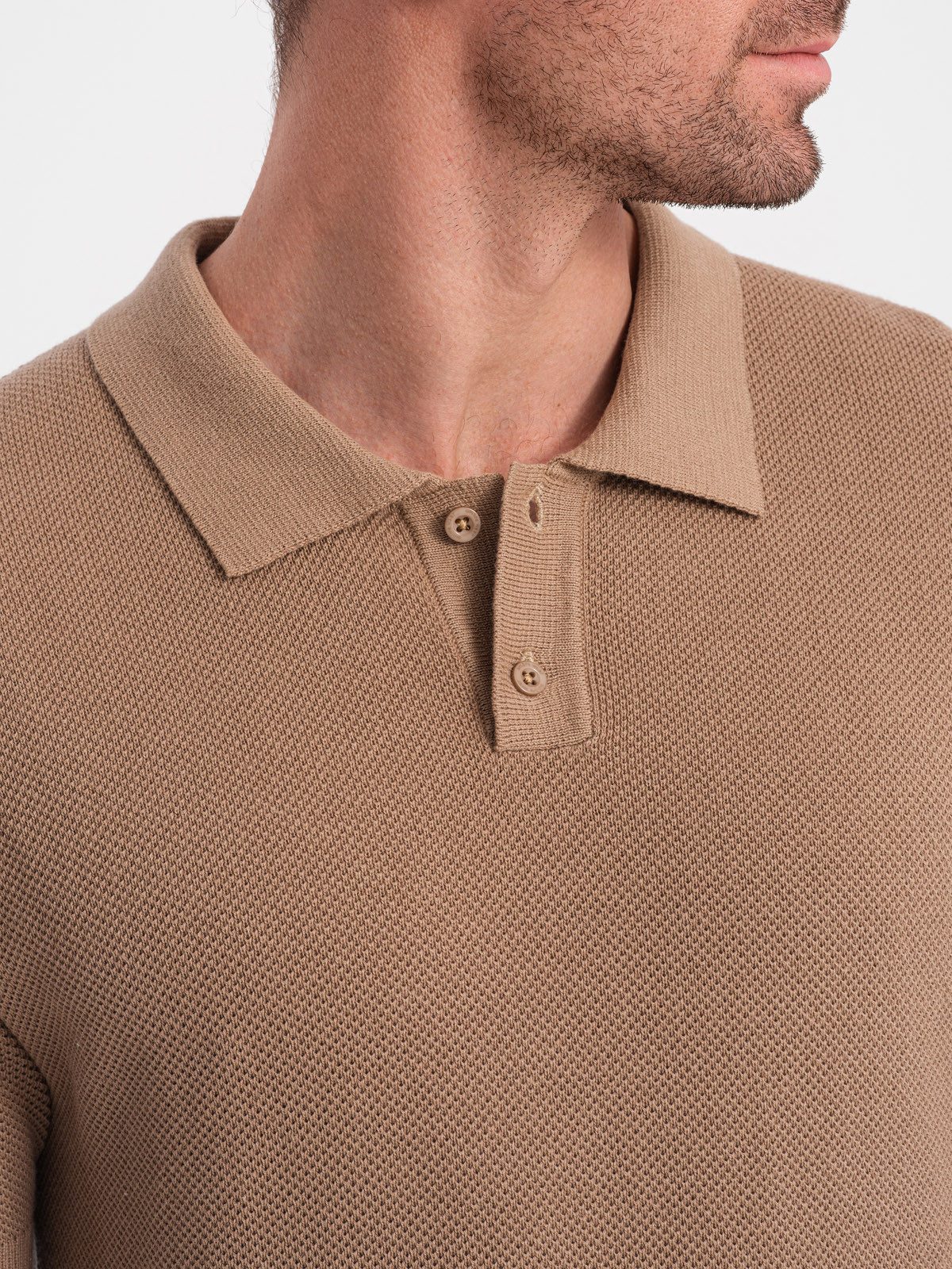 OMBRE Poloshirt Poloshirt aus Strukturstrick für günstig online kaufen