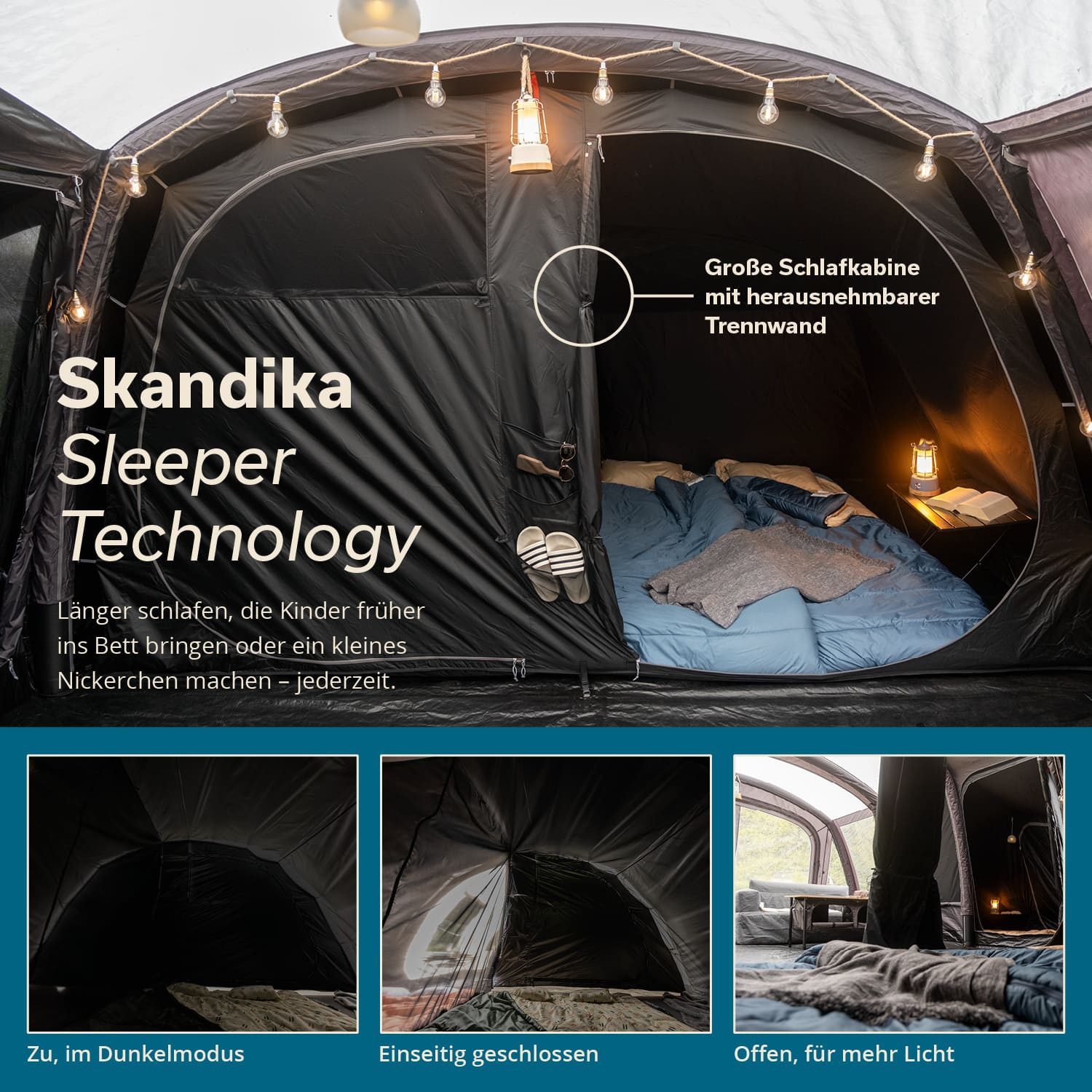Skandika Tunnelzelt Timola 6 Air Sleeper günstig online kaufen