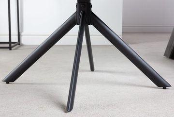 riess-ambiente Polsterstuhl PAPILLON dunkelgrün / schwarz (Einzelartikel, 1 St), Esszimmer · Stoff · Metall · Armlehne · 180° drehbar · Modern Design