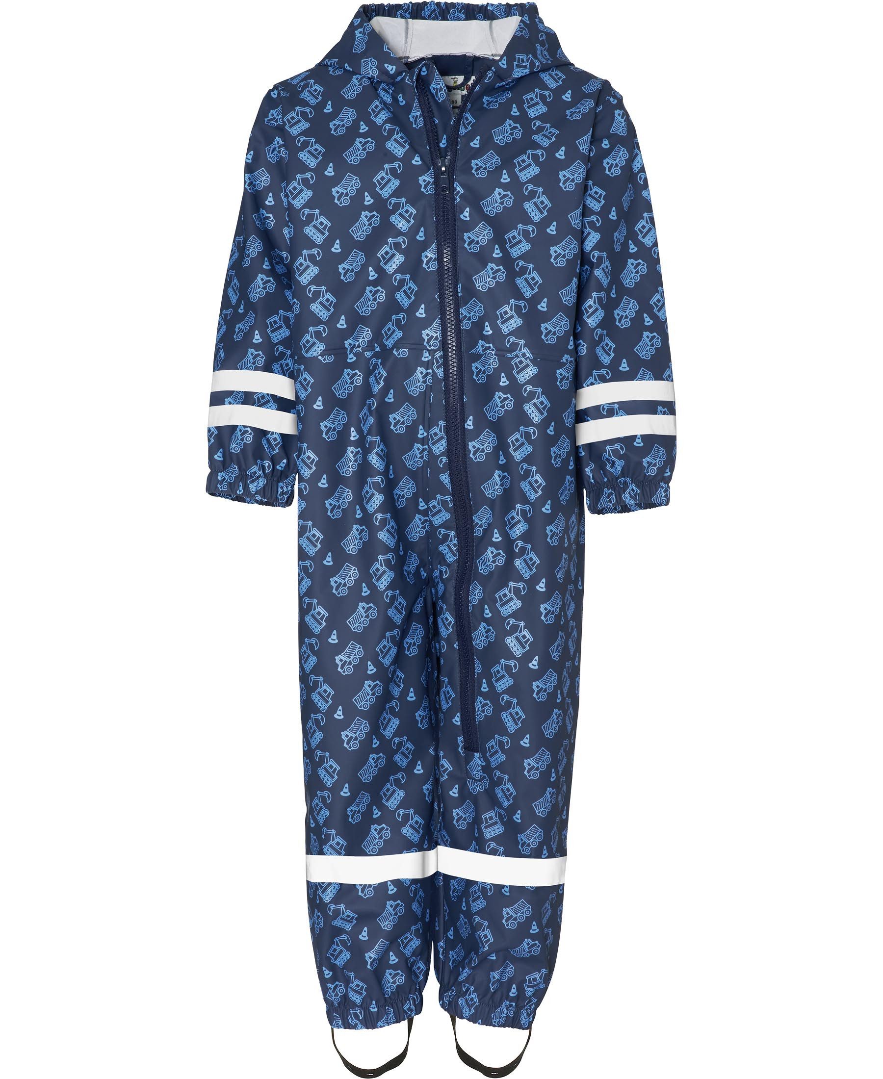 Playshoes Regenoverall Regen-Overall Baustelle allover